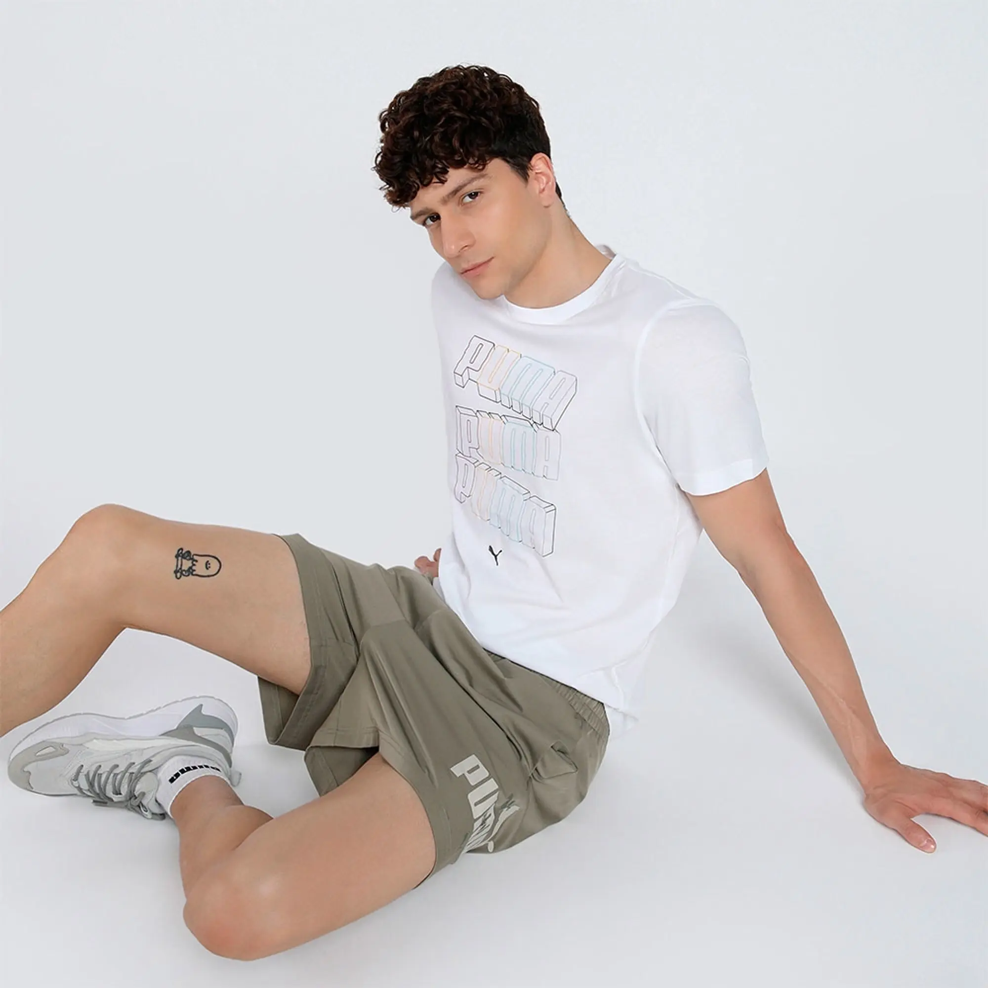 Puma Select Ess Logo Lab Hog Short Sleeve T-shirt