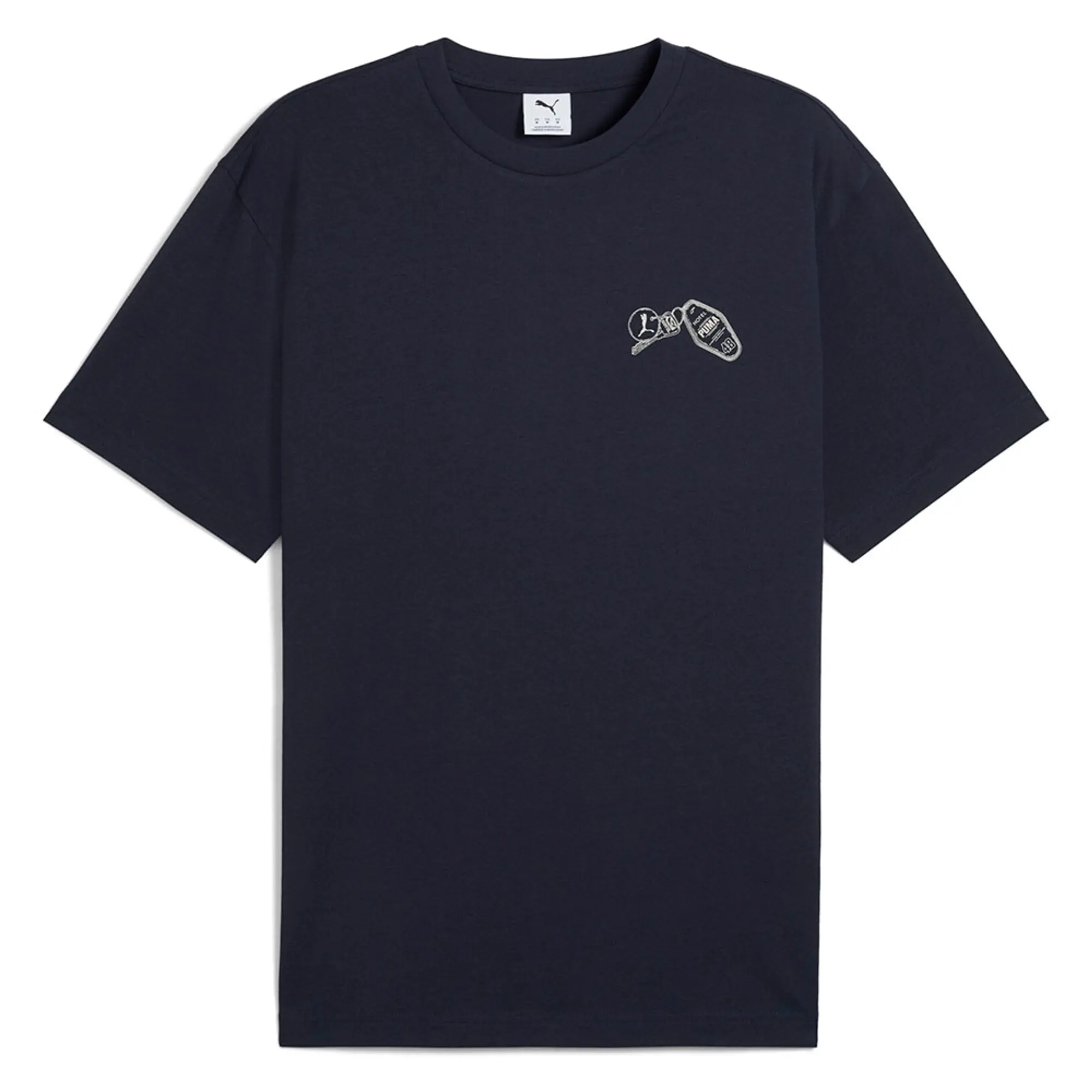 Graphics PUMA Hotel Relaxed T-Shirt Men, Dark Blue