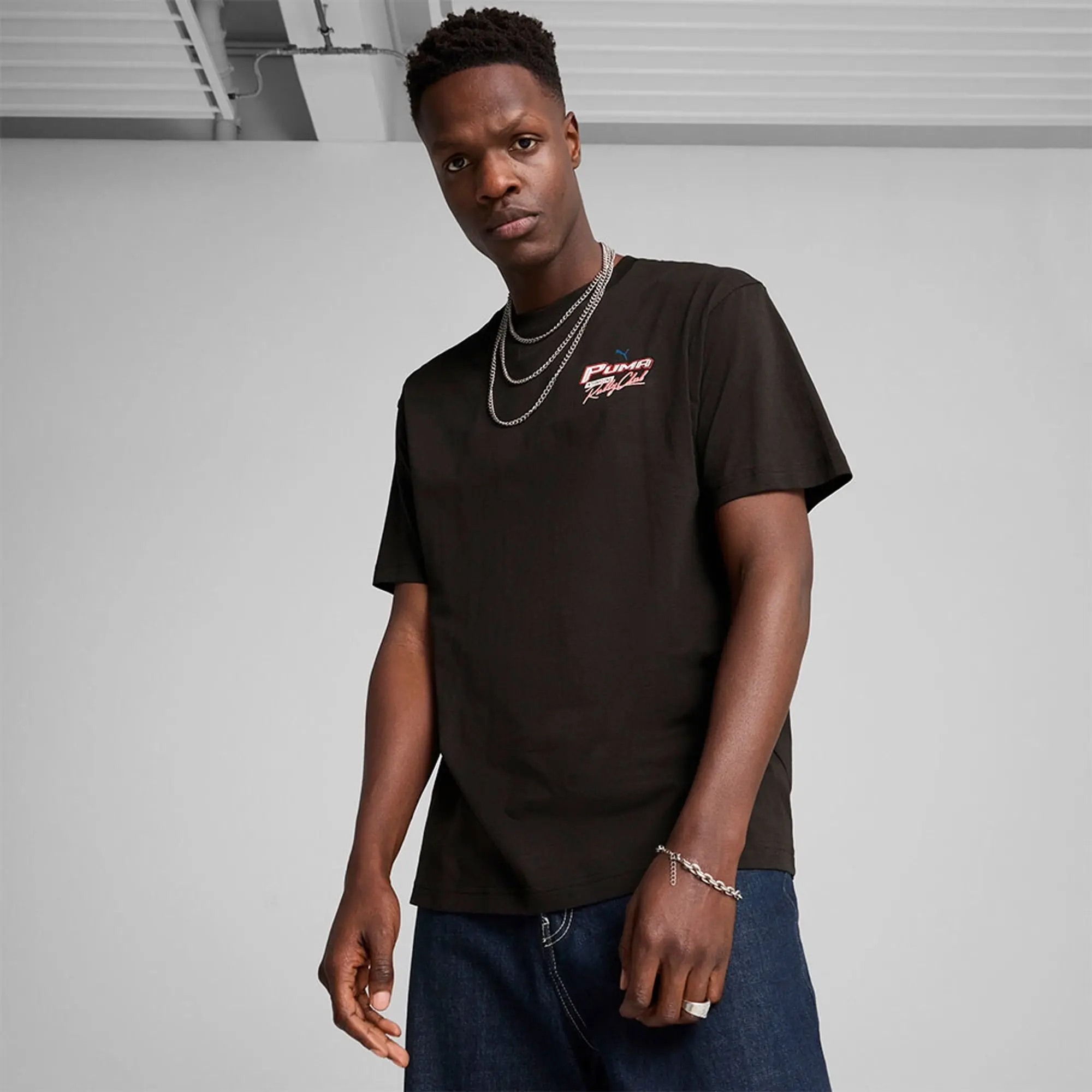 Puma Select Moto Relaxed Fit Short Sleeve T-shirt