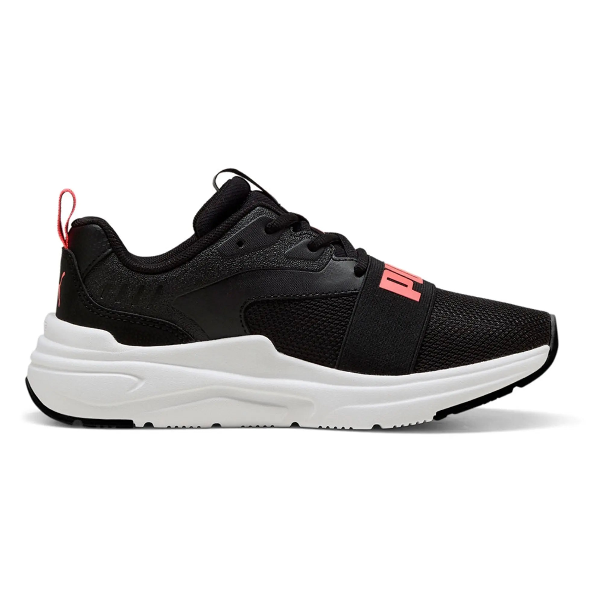 PUMA Softride Wired 2 Sneakers Youth, Black/Peach Frost/White