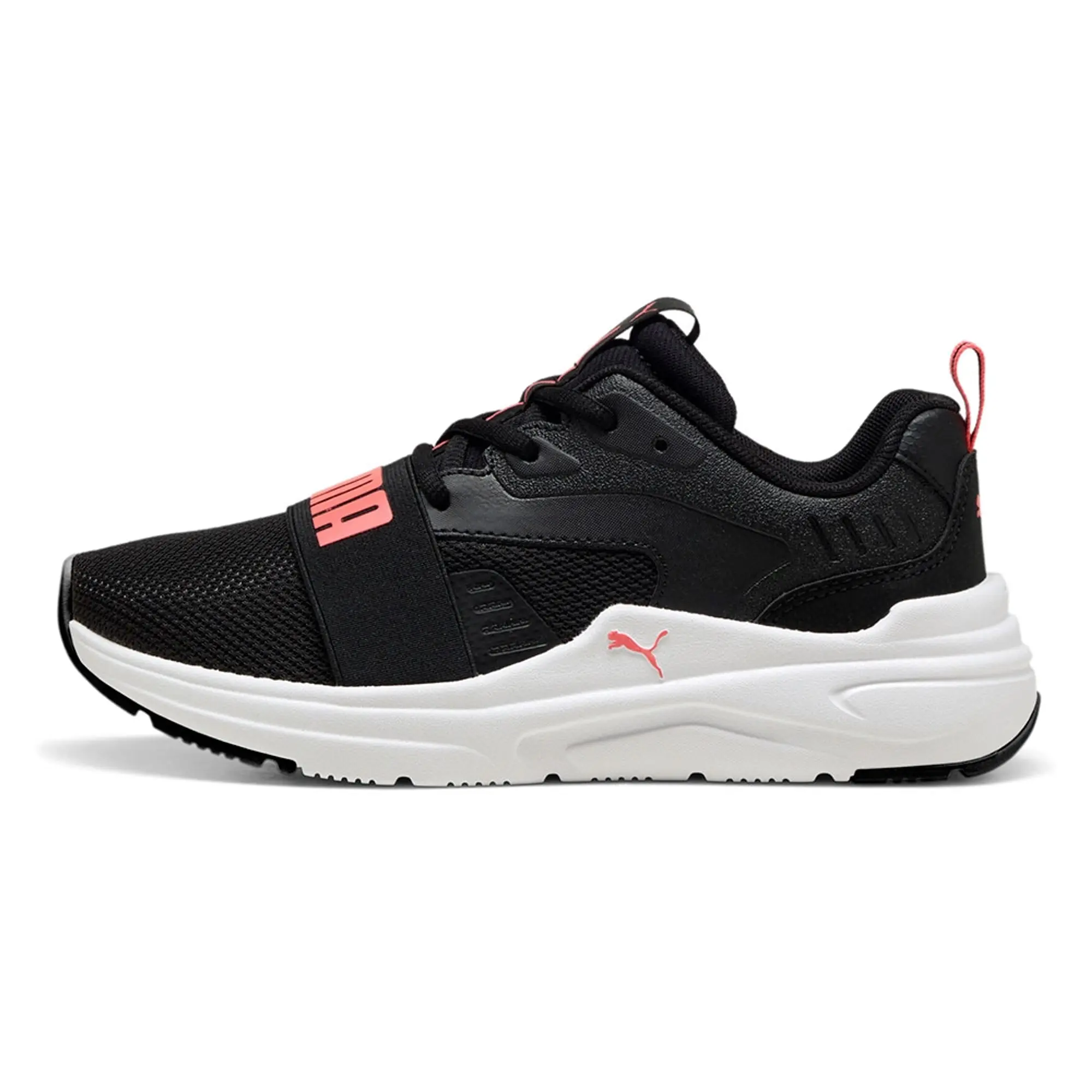 PUMA Softride Wired 2 Sneakers Youth, Black/Peach Frost/White