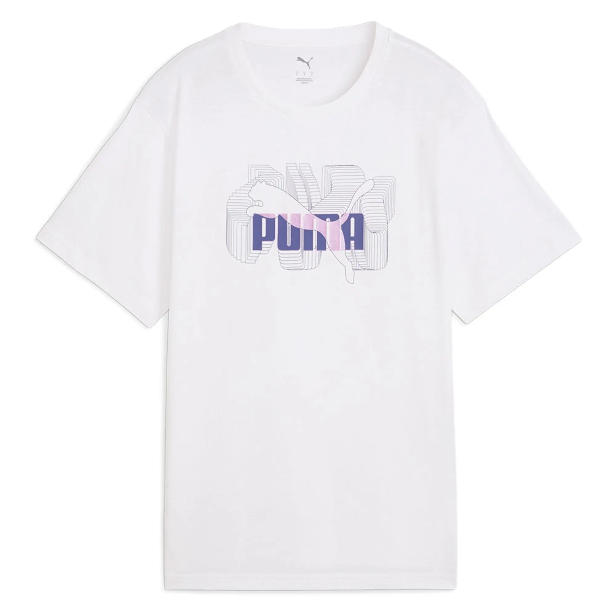 Puma Select Stacked No. 1 Logo Relaxed Fit Short Sleeve T-shirt