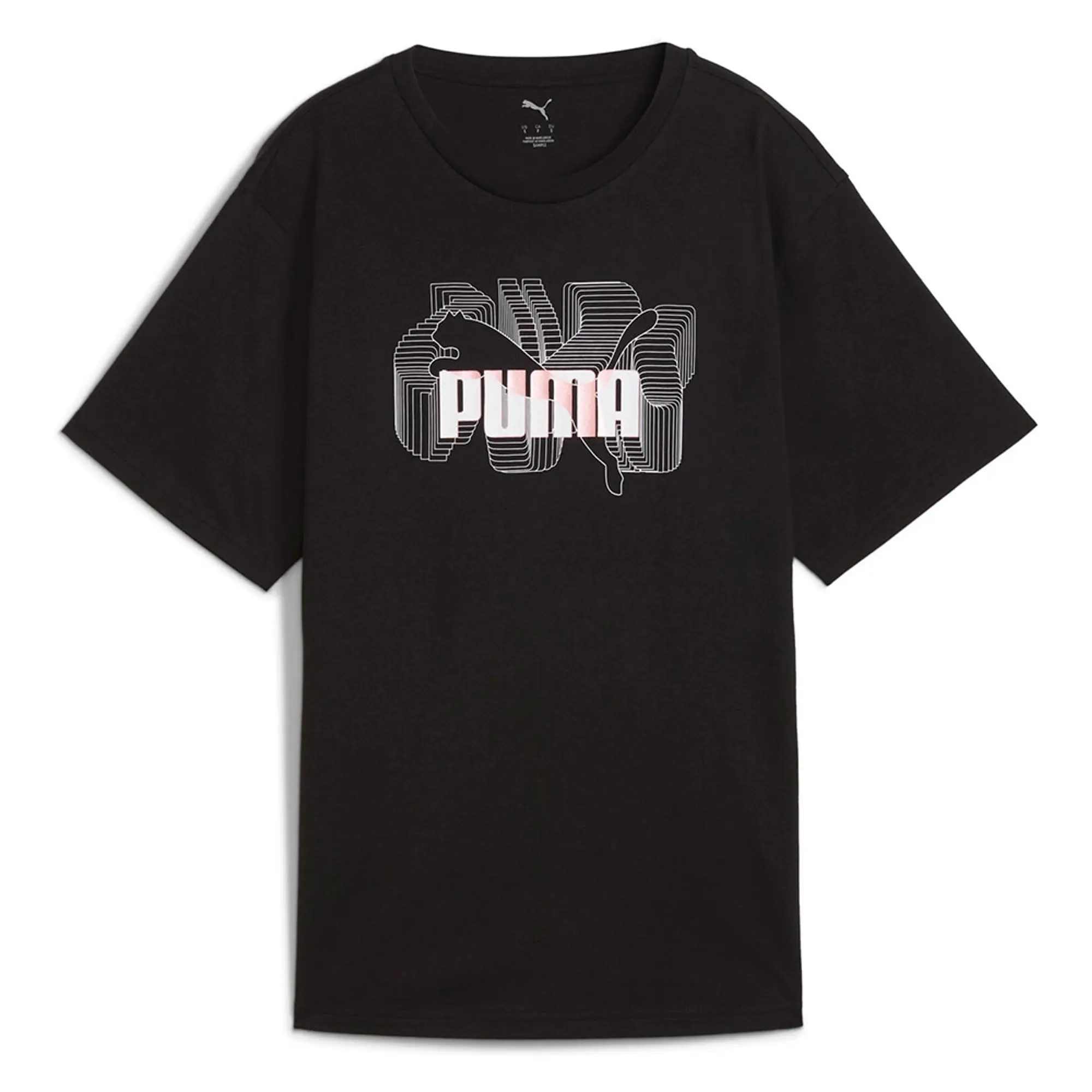 Puma Select Stacked No. 1 Logo Relaxed Fit Short Sleeve T-shirt