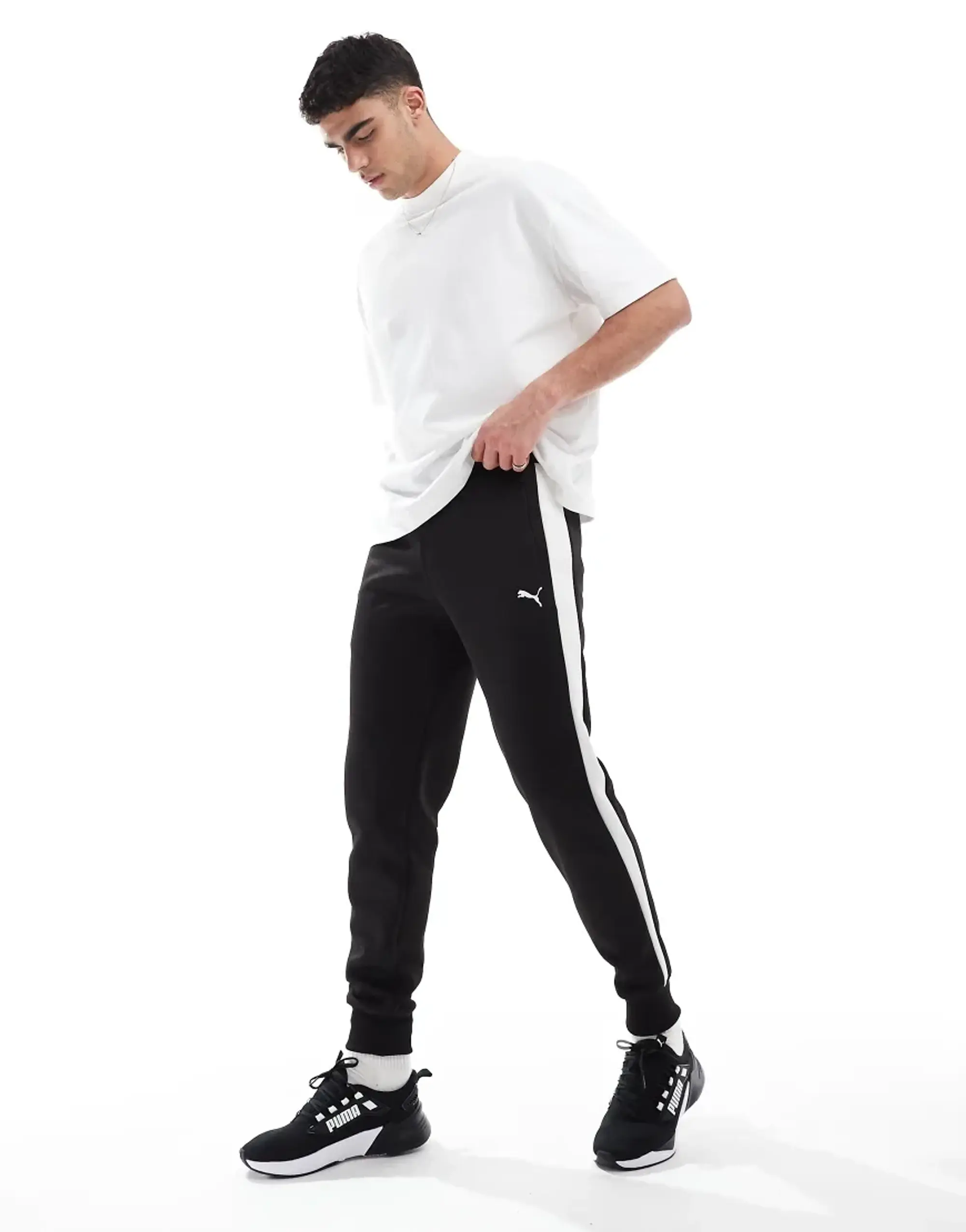 Puma T7 Always On Track Pants In Puma Black