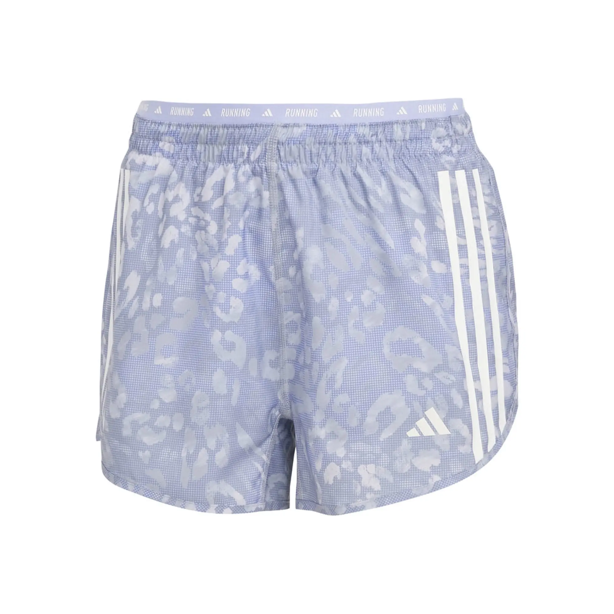 adidas Own The Run AOP 3in Running Shorts Women - Lilac, White