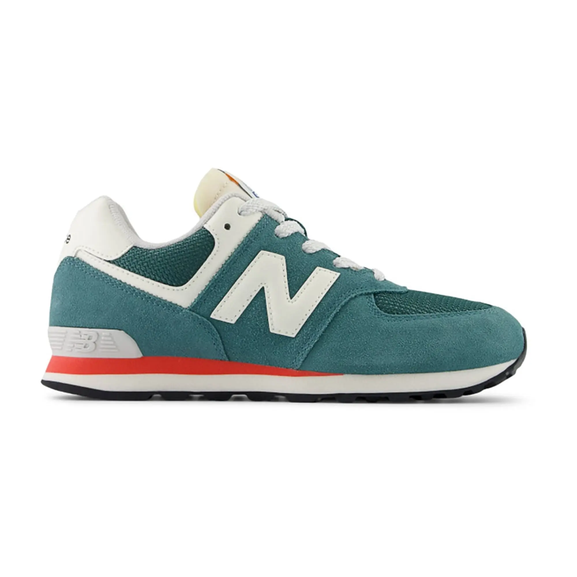 New Balance green 574 Boys Youth trainers