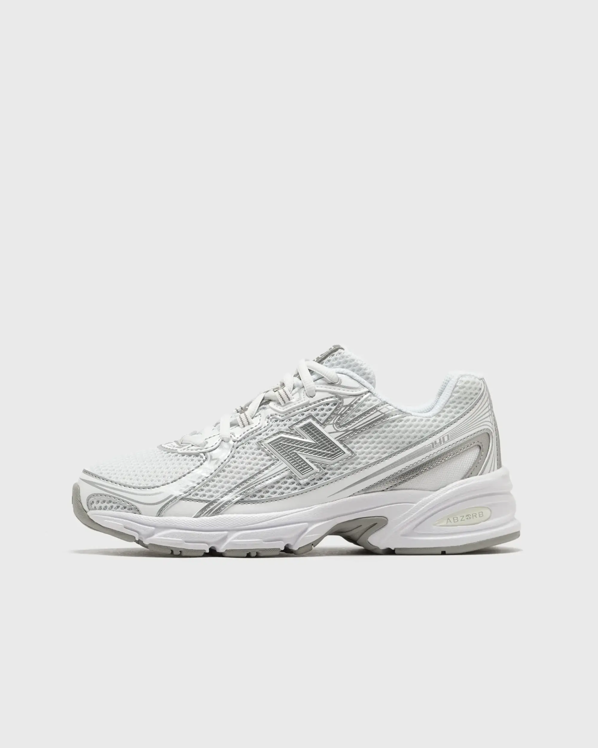 New Balance Kids' 740 in White/Grey Synthetic