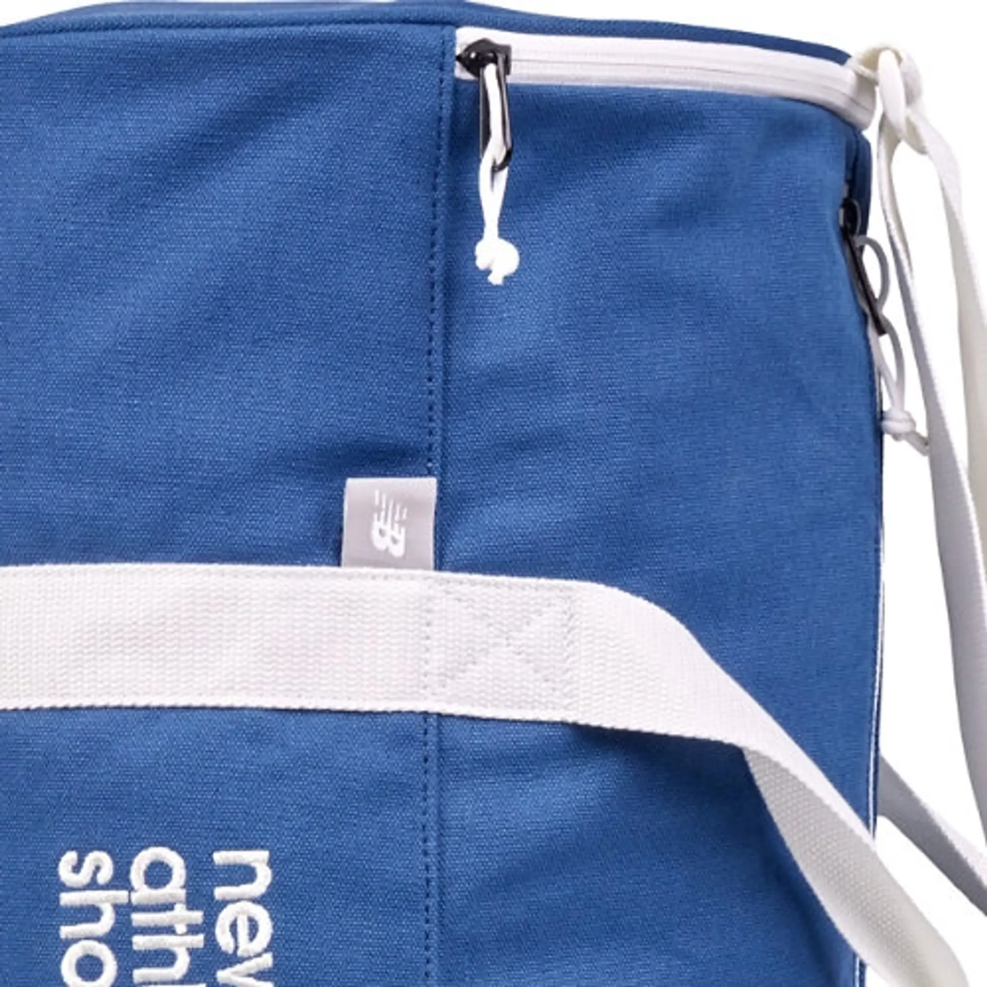 New Balance Unisex Canvas Duffle in Blue Polyester