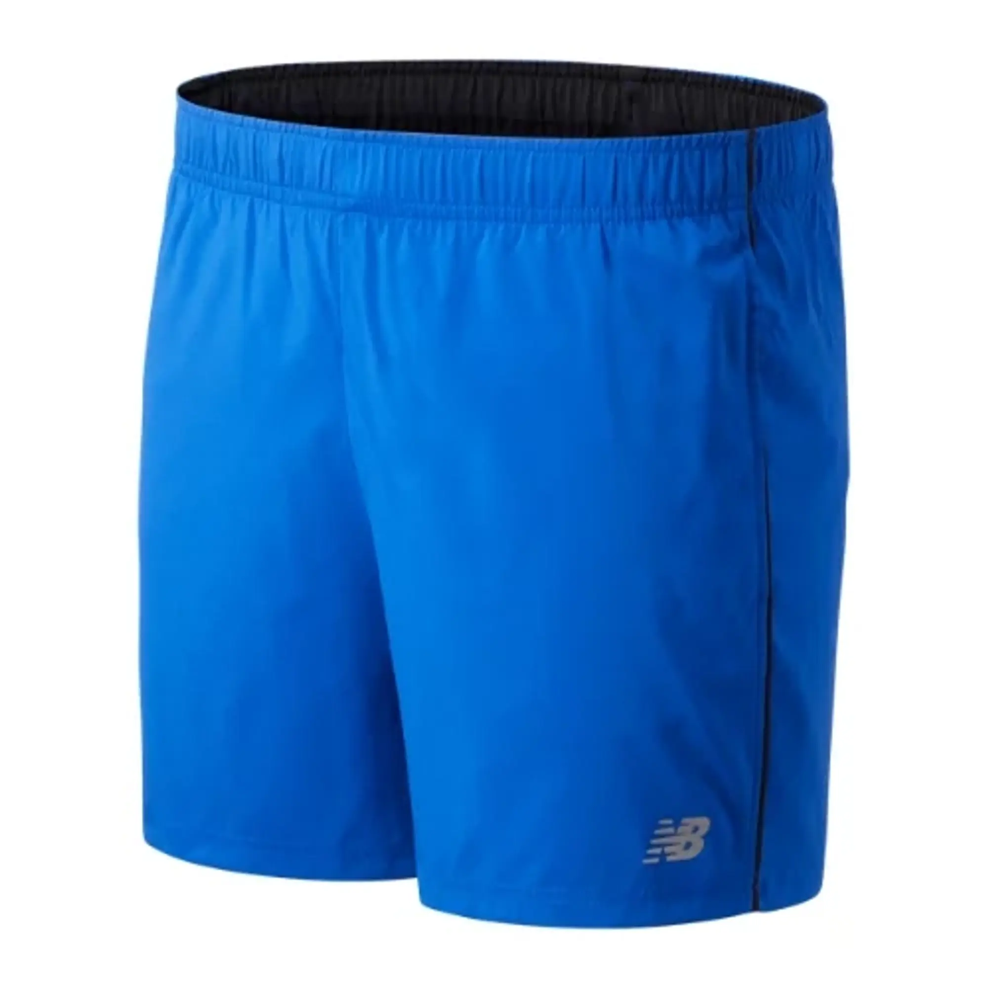 New Balance Men's Core Run 5 inch Short in Blue Polywoven