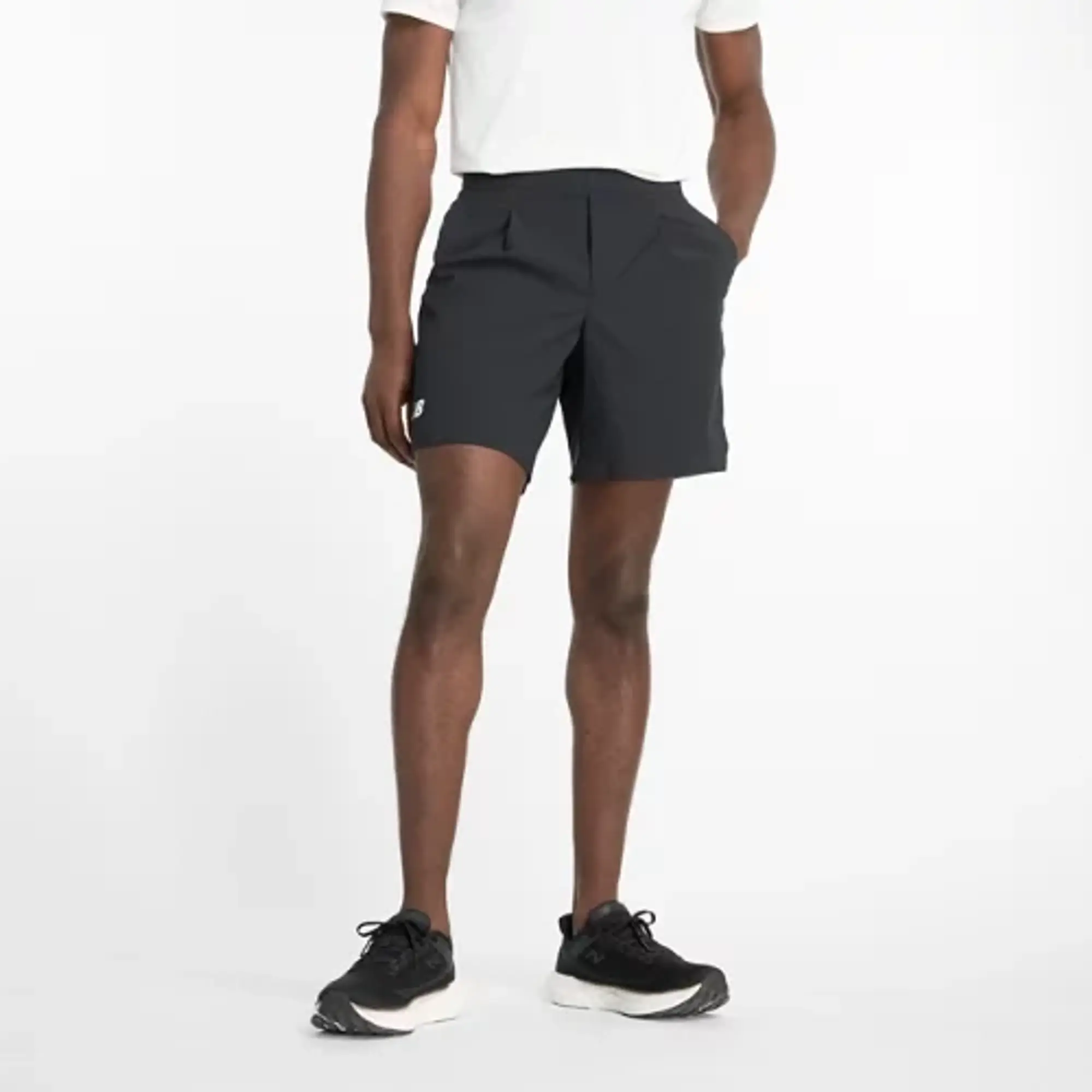 New Balance Men's Tournament Short in Black Polywoven