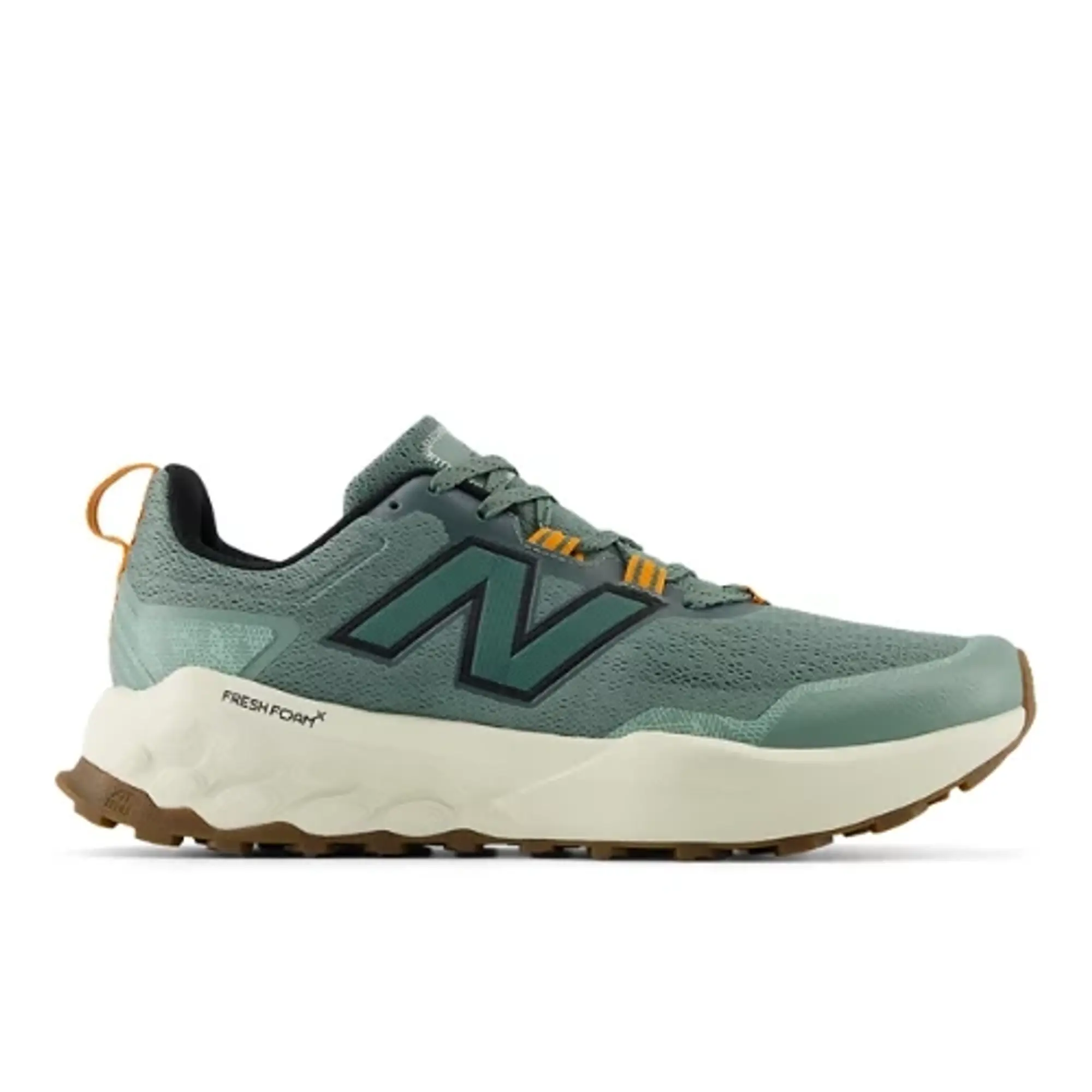 New Balance Men's Fresh Foam X Garoé V2 in Green/Beige/Black Textile