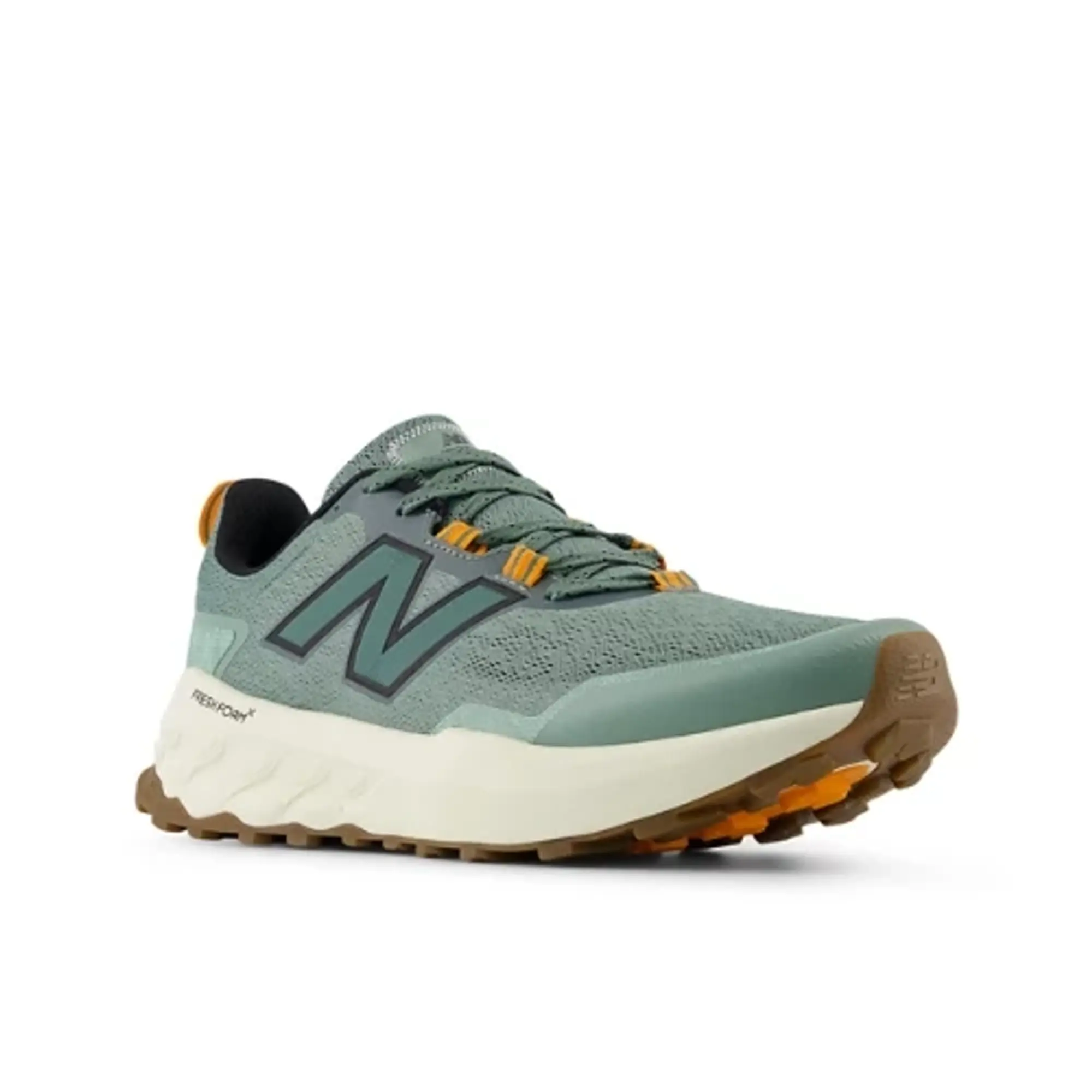 New Balance Men's Fresh Foam X Garoé V2 in Green/Beige/Black Textile