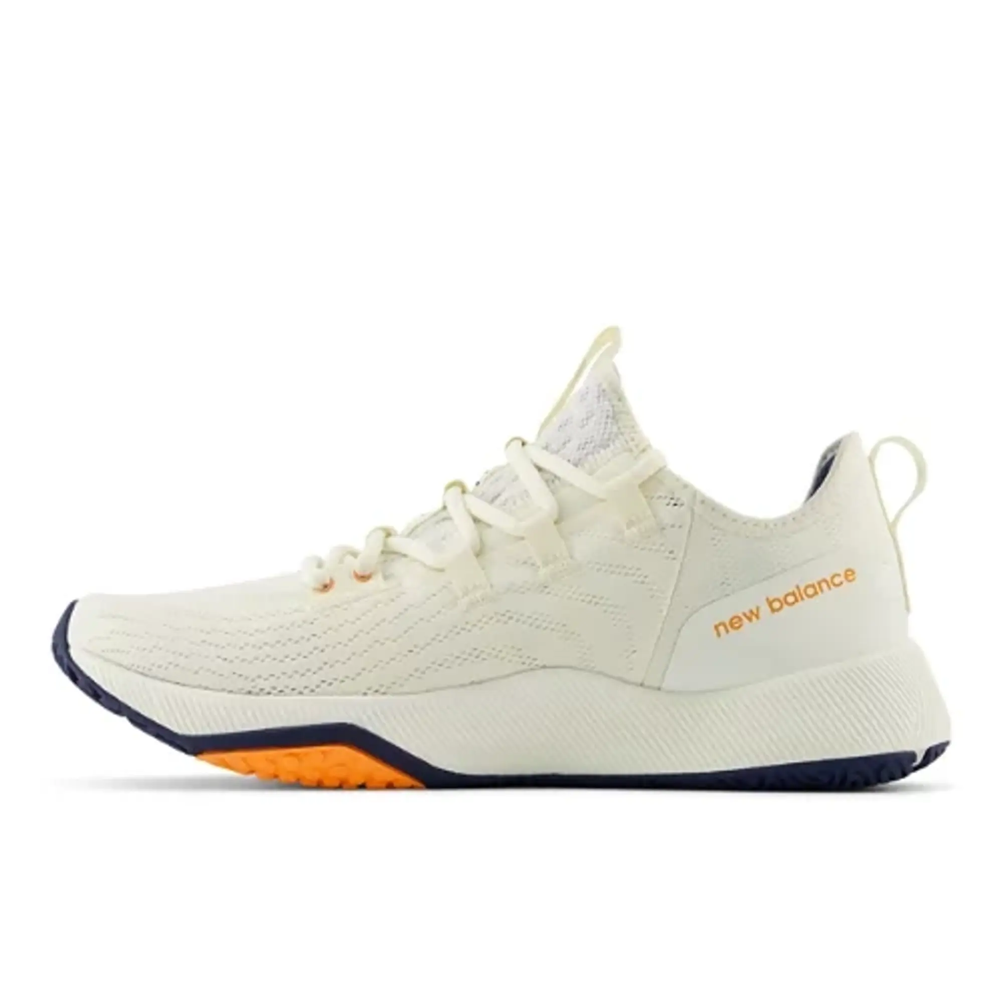 New Balance Men's FuelCell Trainer v2 in Beige/Orange/Blue Textile