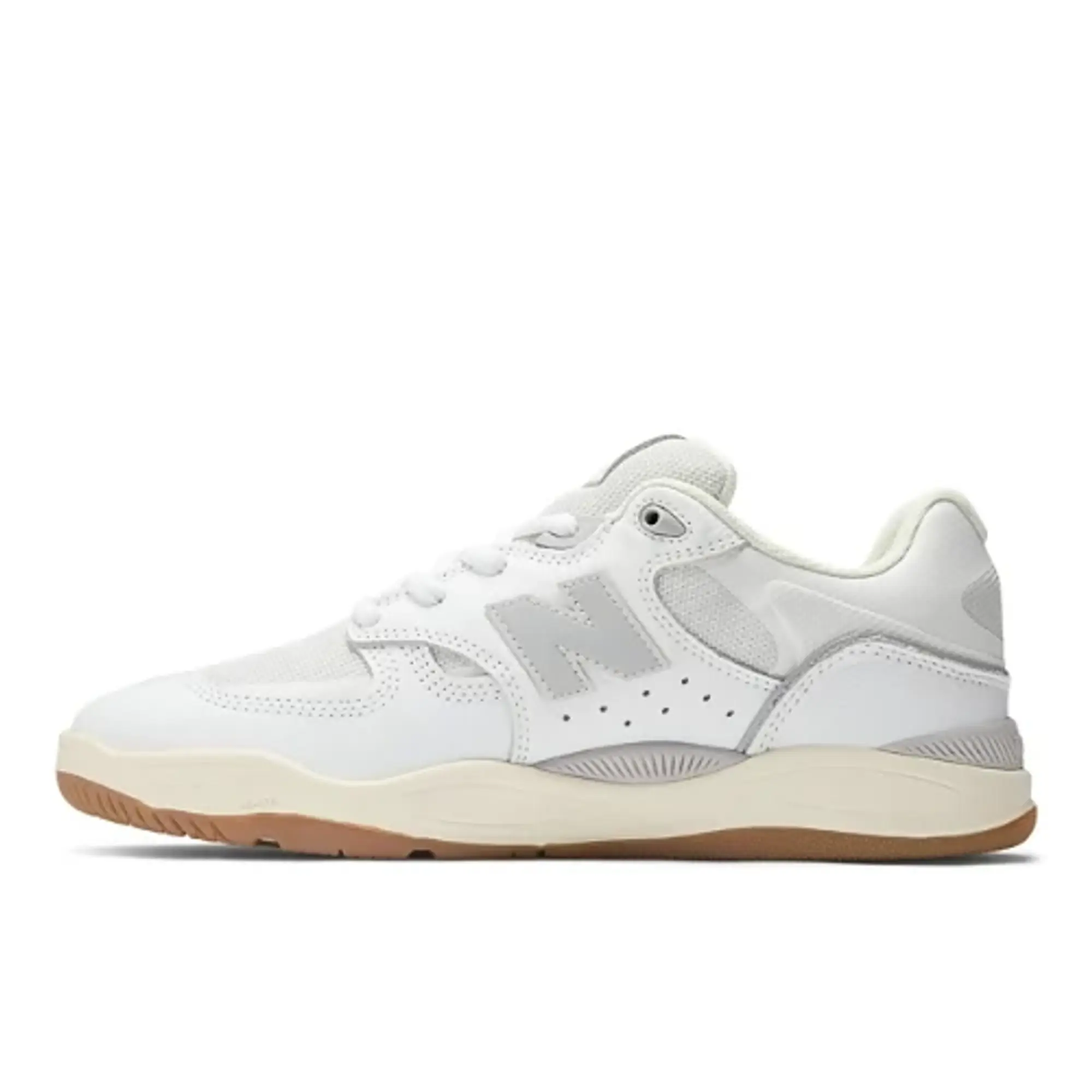 New Balance Men's NB Numeric Tiago Lemos 1010 in White/Grey Suede/Mesh