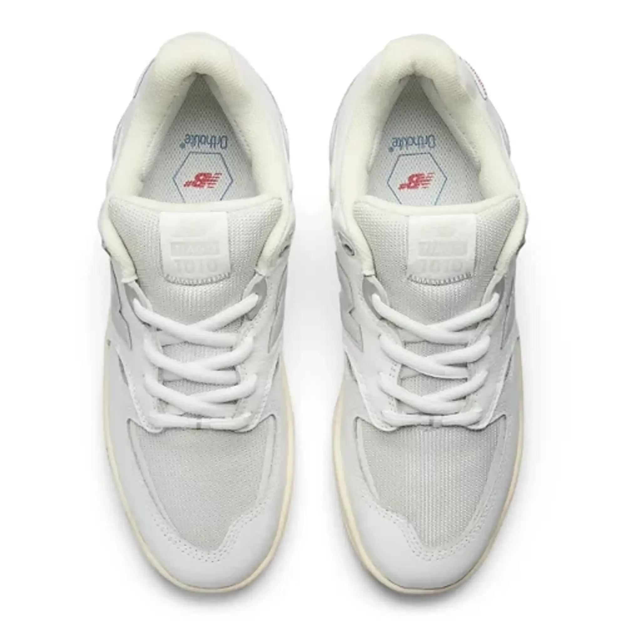 New Balance Men's NB Numeric Tiago Lemos 1010 in White/Grey Suede/Mesh