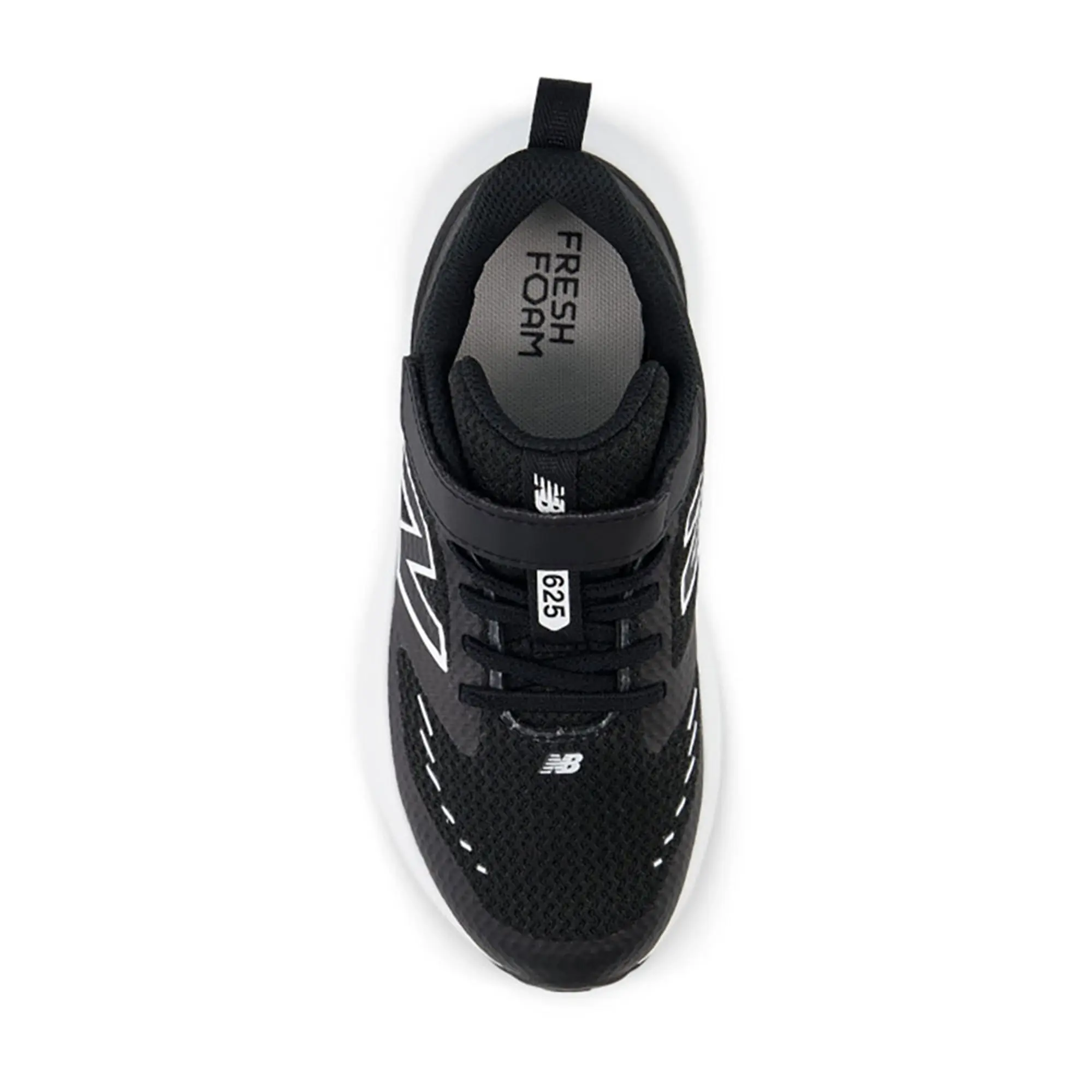 New Balance Running Shoe Fresh Foam 625 Bungee Lace - ['Black']