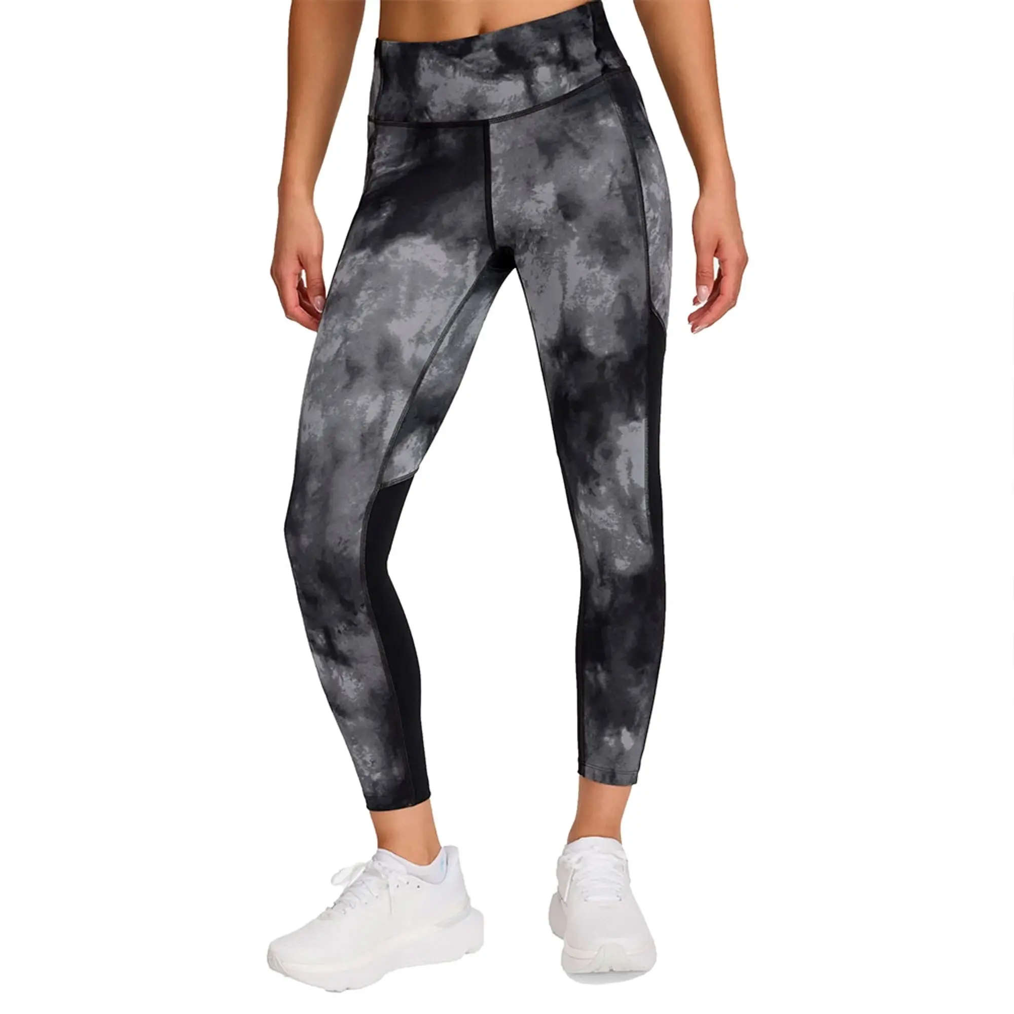 Under Armour Women's Launch Printed Ankle Tights - Black/Reflective -  Size: XS