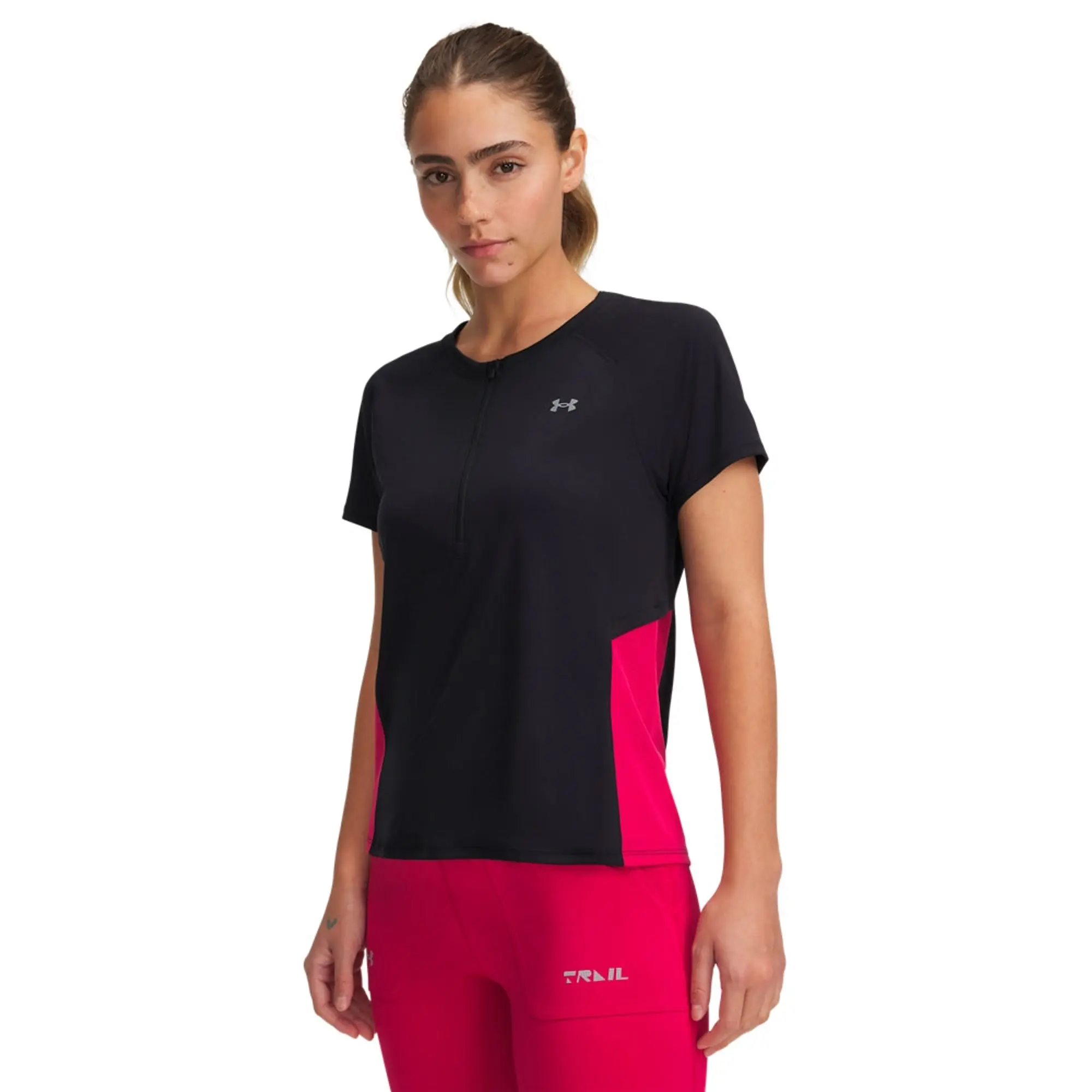 Under Armour Trail Run Zip Short Sleeve T-shirt