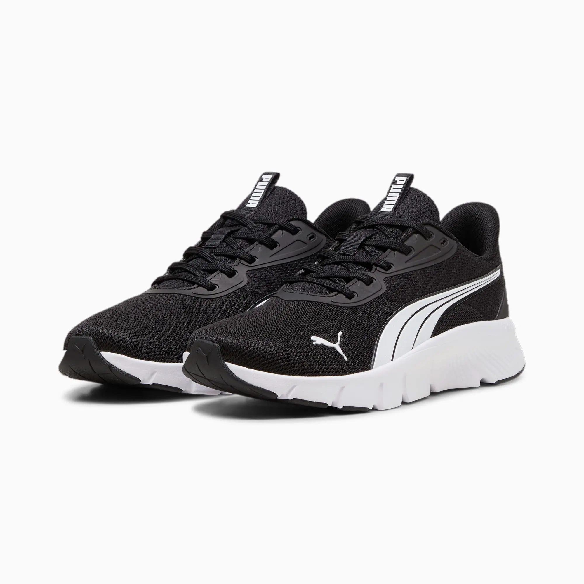PUMA Flexfocus Lite Modern Running Shoes Unisex, Black/White