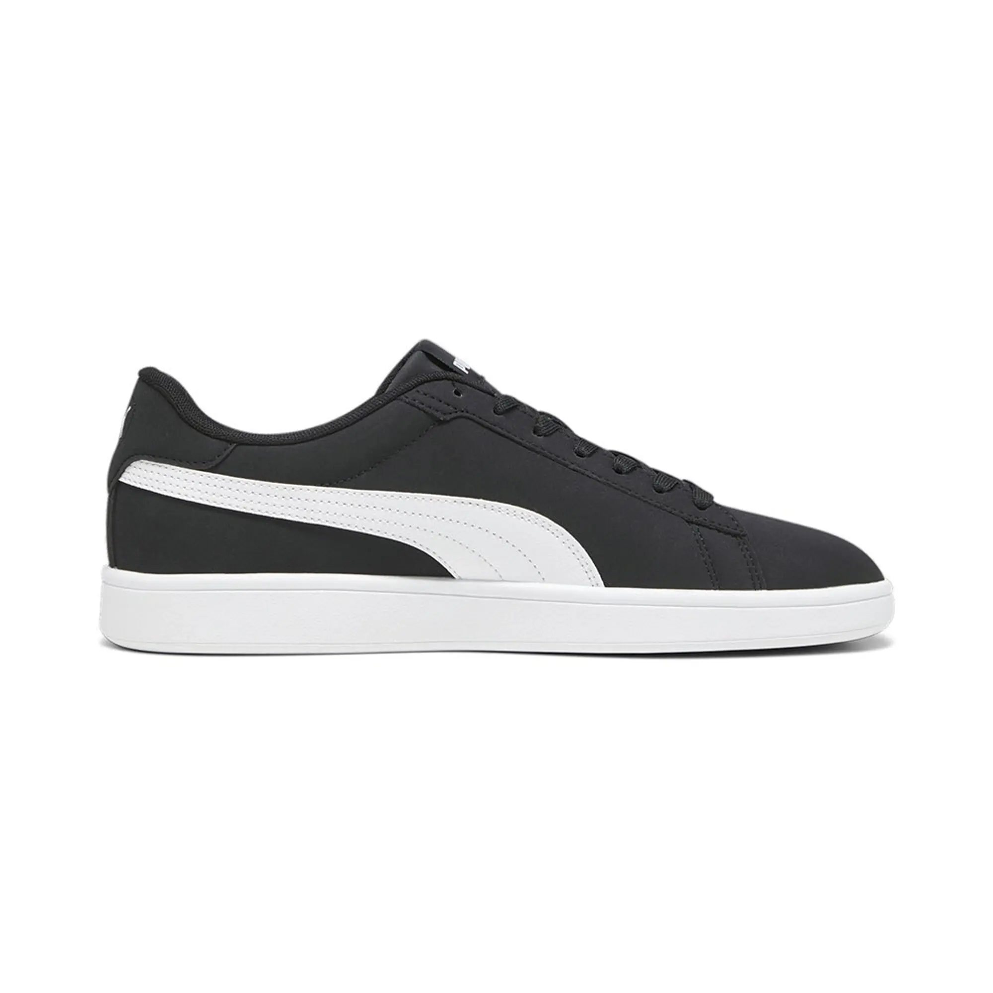 PUMA Smash 3.0 Buck Sneakers, Black/White