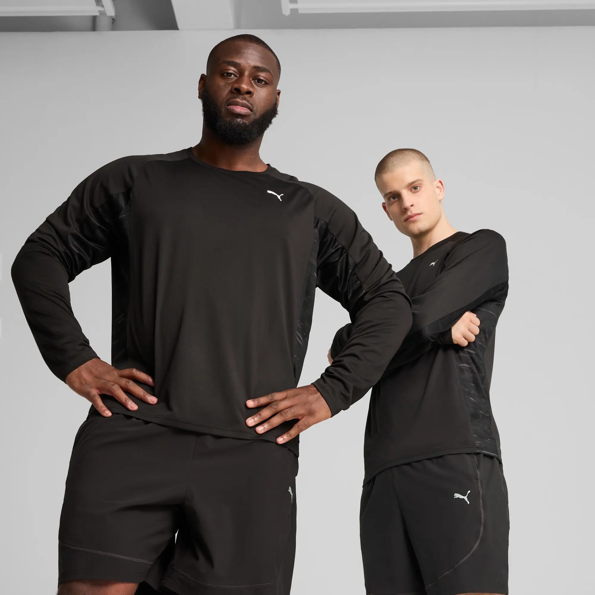 PUMA Tad Tech Long-Sleeve T-Shirt Men, Black