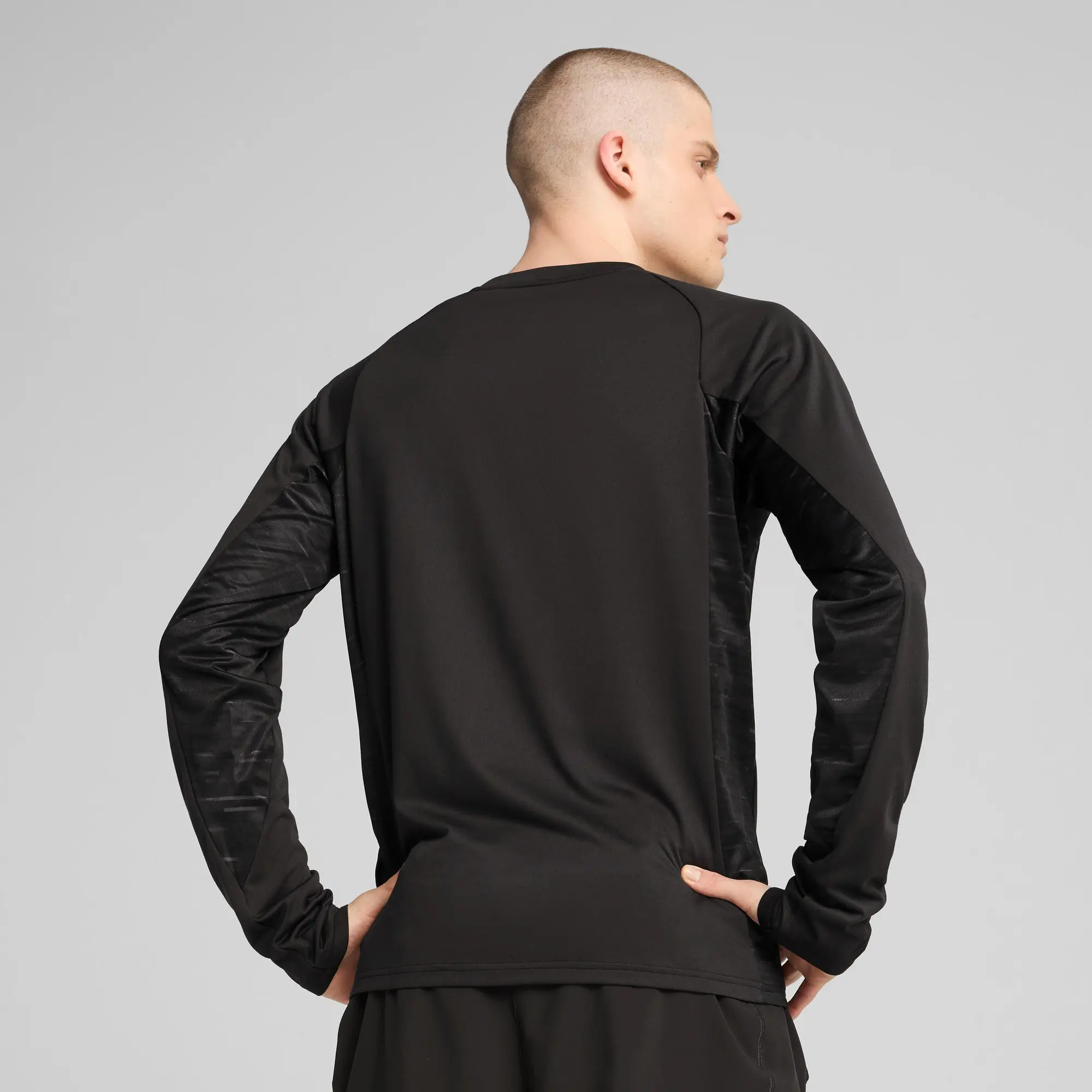 PUMA Tad Tech Long-Sleeve T-Shirt Men, Black