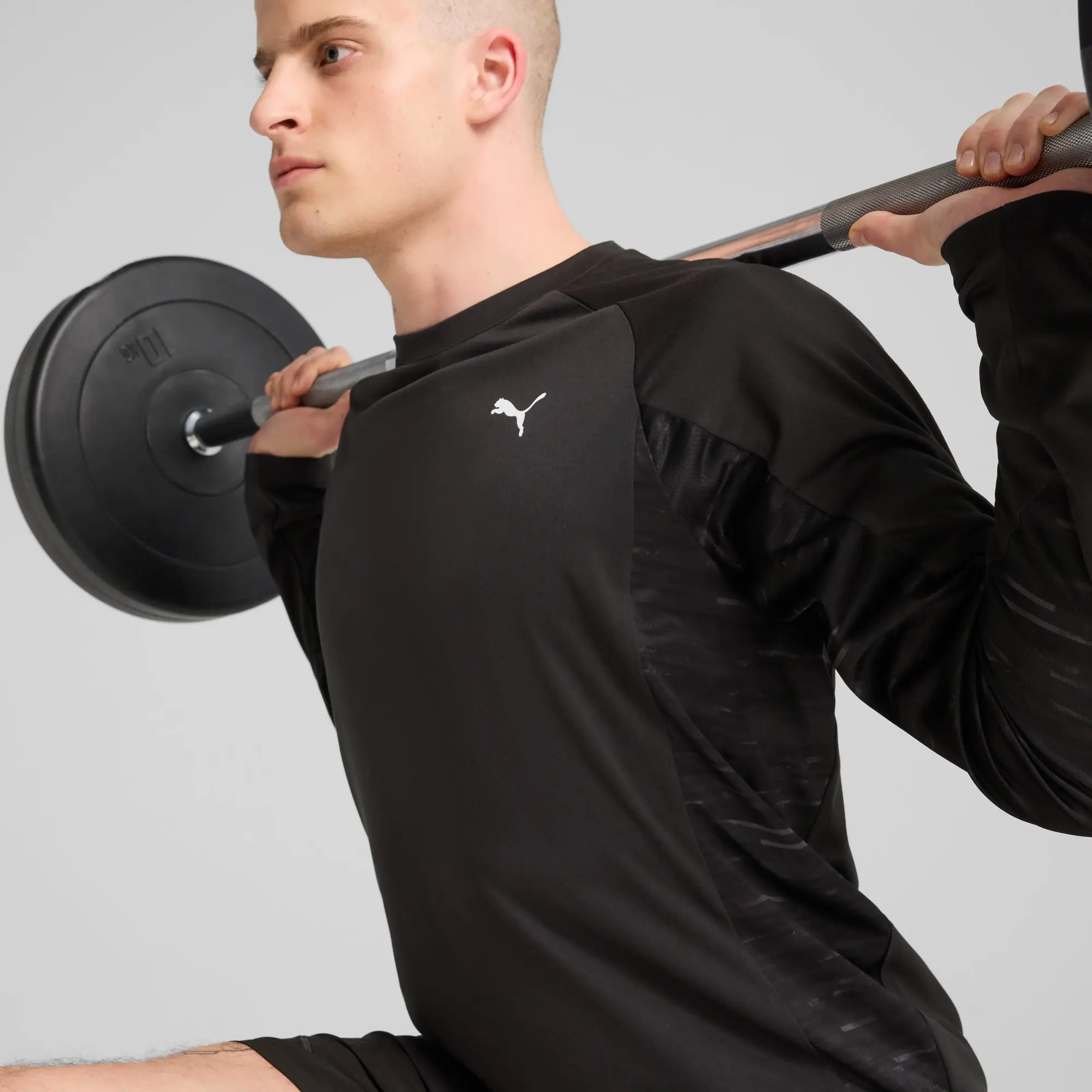 PUMA Tad Tech Long-Sleeve T-Shirt Men, Black