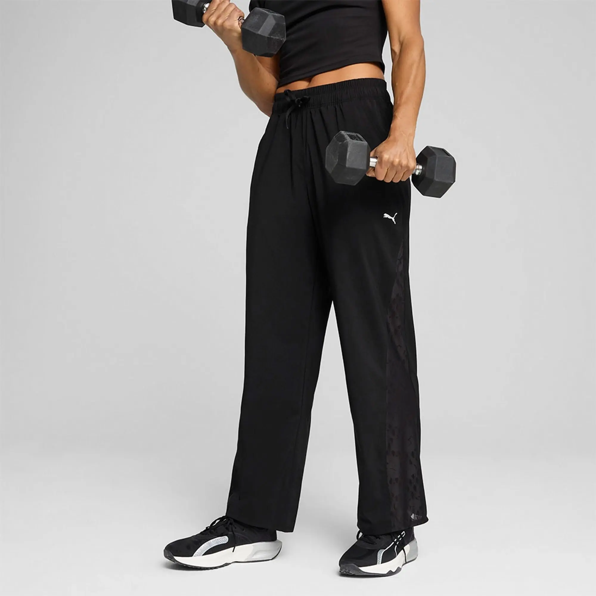 PUMA Lace Woven Pants Women, Black