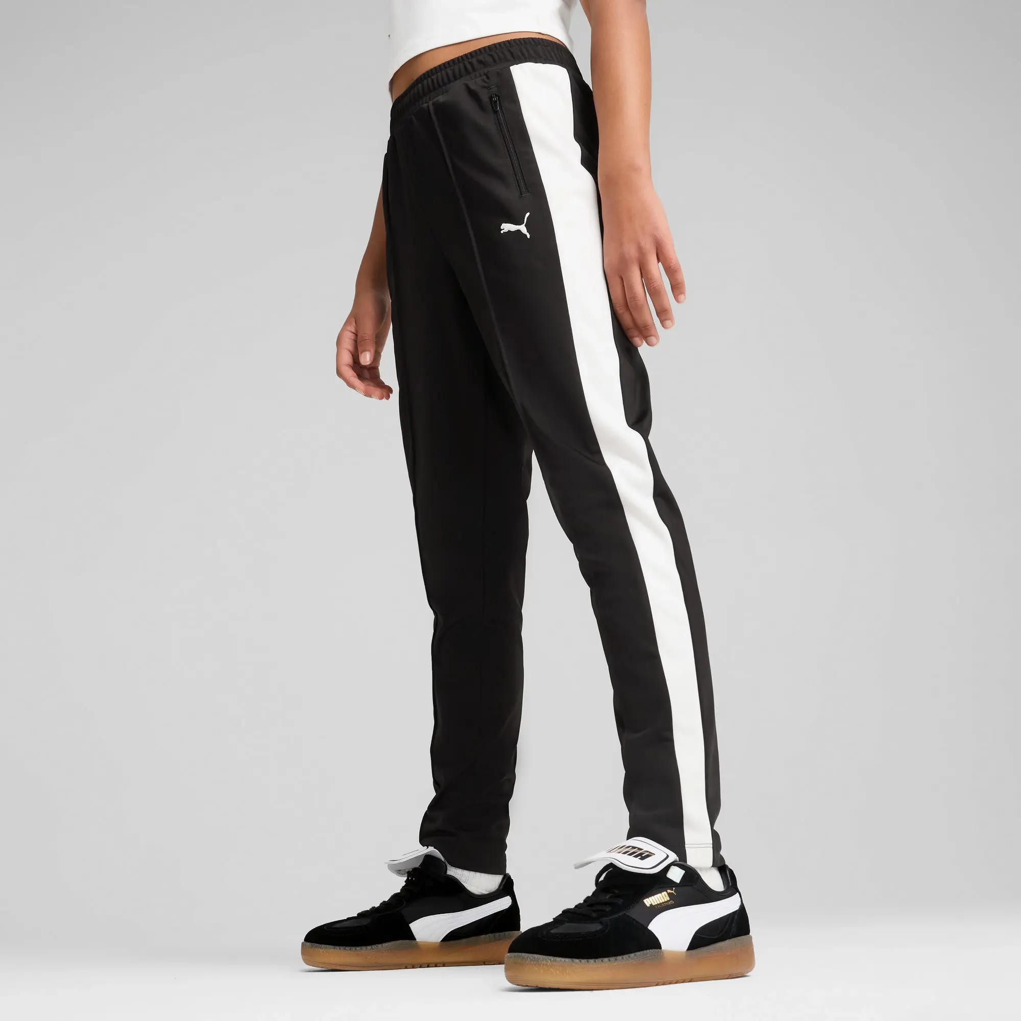 PUMA T7 Always On Slim Track Pants Youth, Black