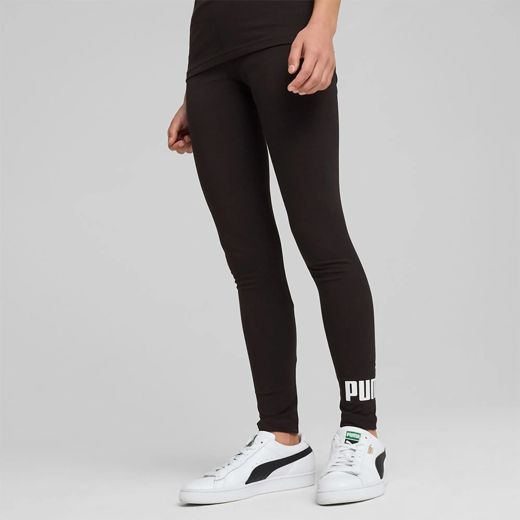 PUMA Ess No. 1 Logo Leggings Youth, Black