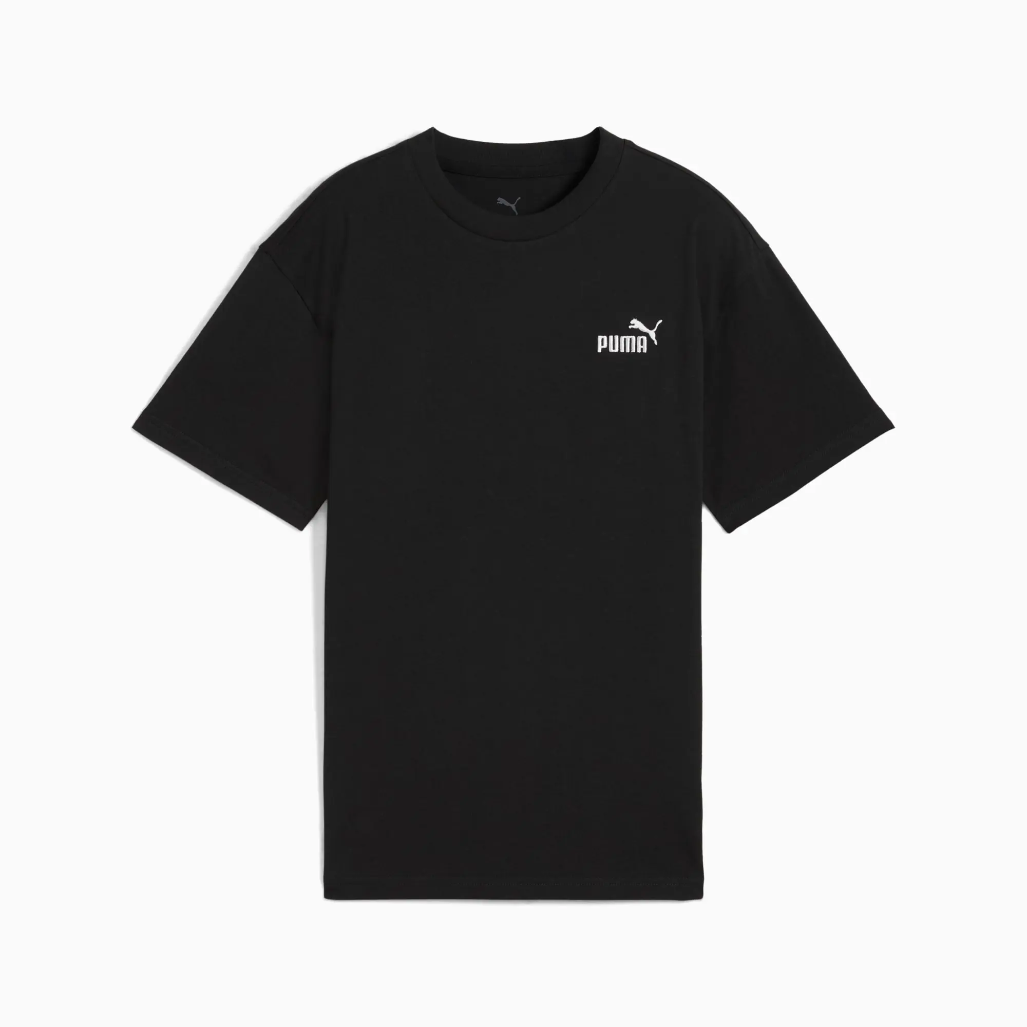 PUMA Ess Small No. 1 Logo Relaxed T-Shirt Youth, Black