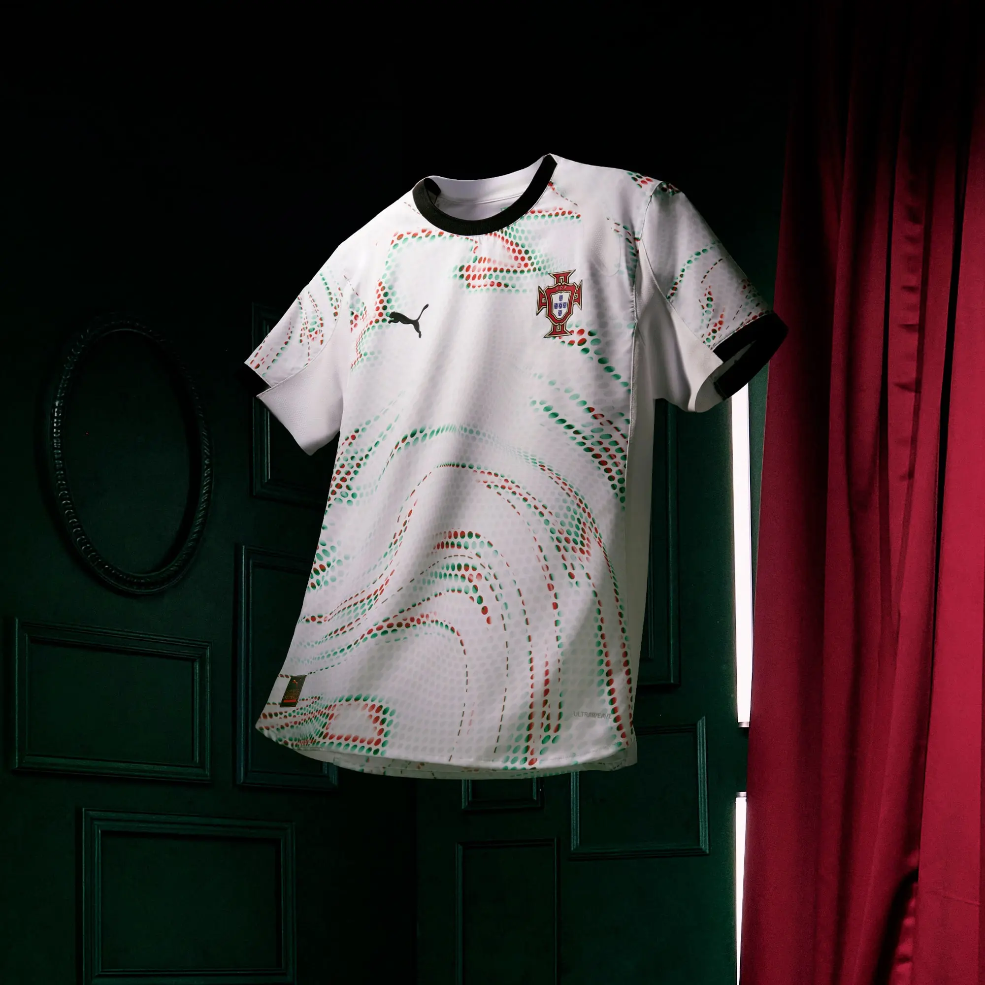 Puma Portugal 25 Away Football Shirt Jnr