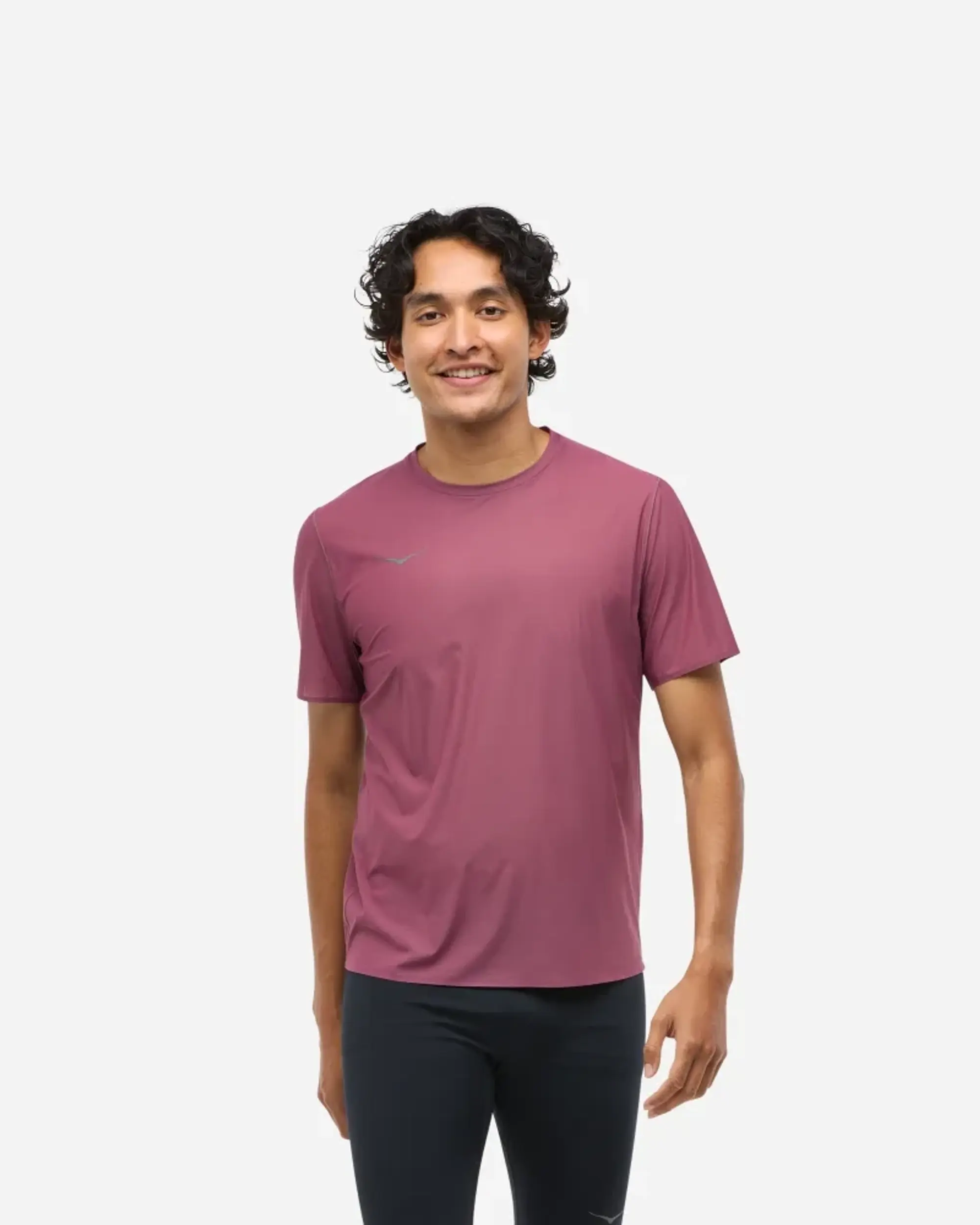 Hoka One One HOKA Airolite Run T-Shirt - Purple - Mens