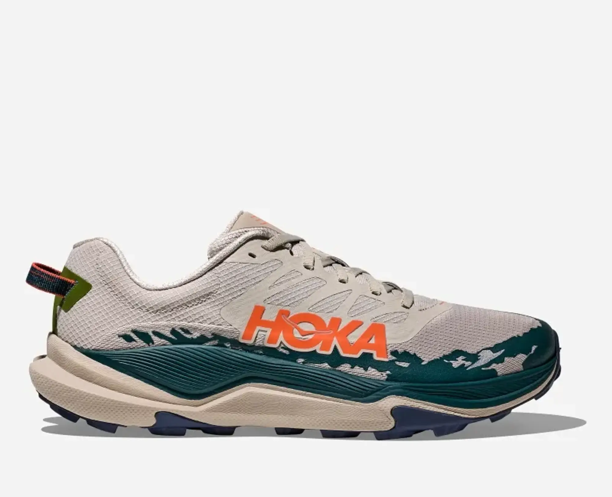 Hoka One One HOKA Men's Torrent 4 Trail Shoes in Putty/Blue Twilight