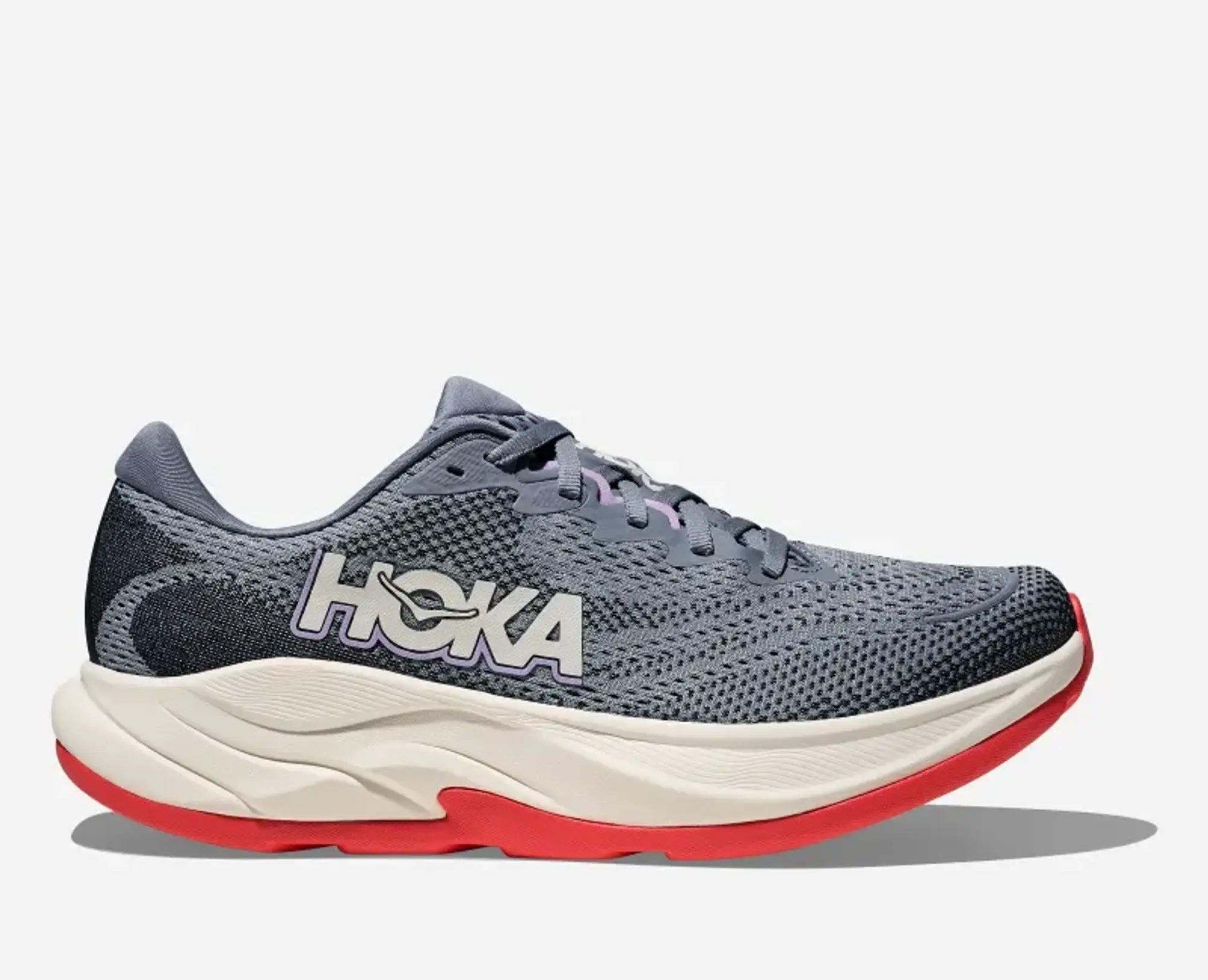 Hoka One One HOKA Women's Rincon 4 Road Running Shoes - Moonlight/Nautical Dusk - UK 8 - Grey