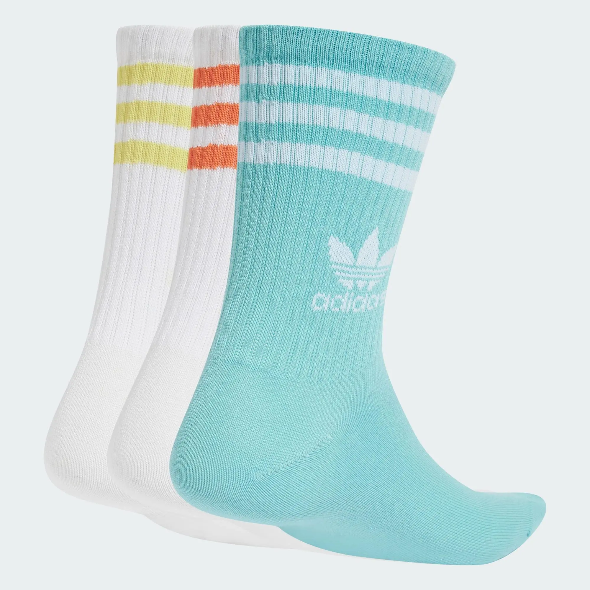 adidas Originals Unisex Mid Cut Crew Socks 3 Pairs