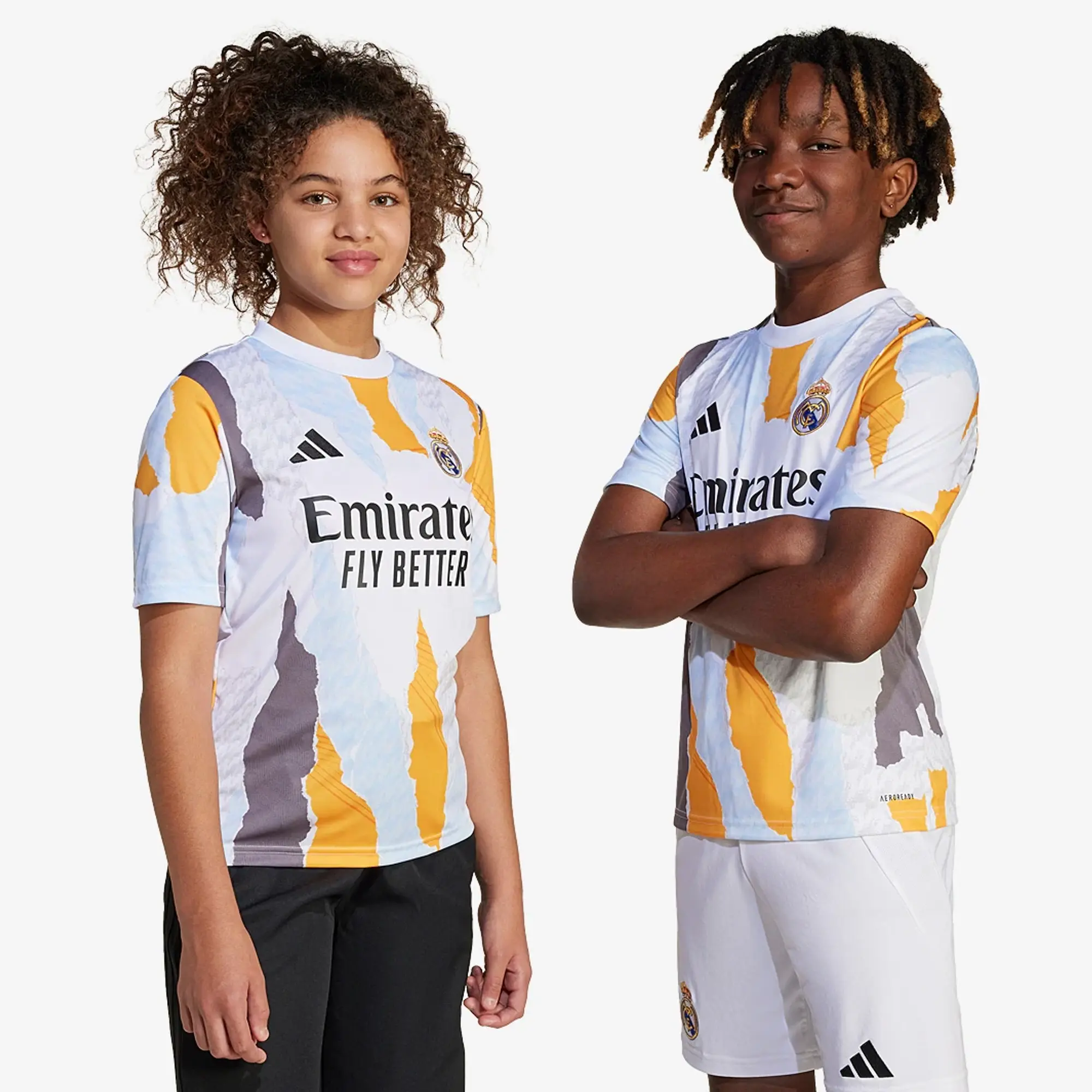 adidas Real Madrid 24 25 Kids Pre Match Shirt