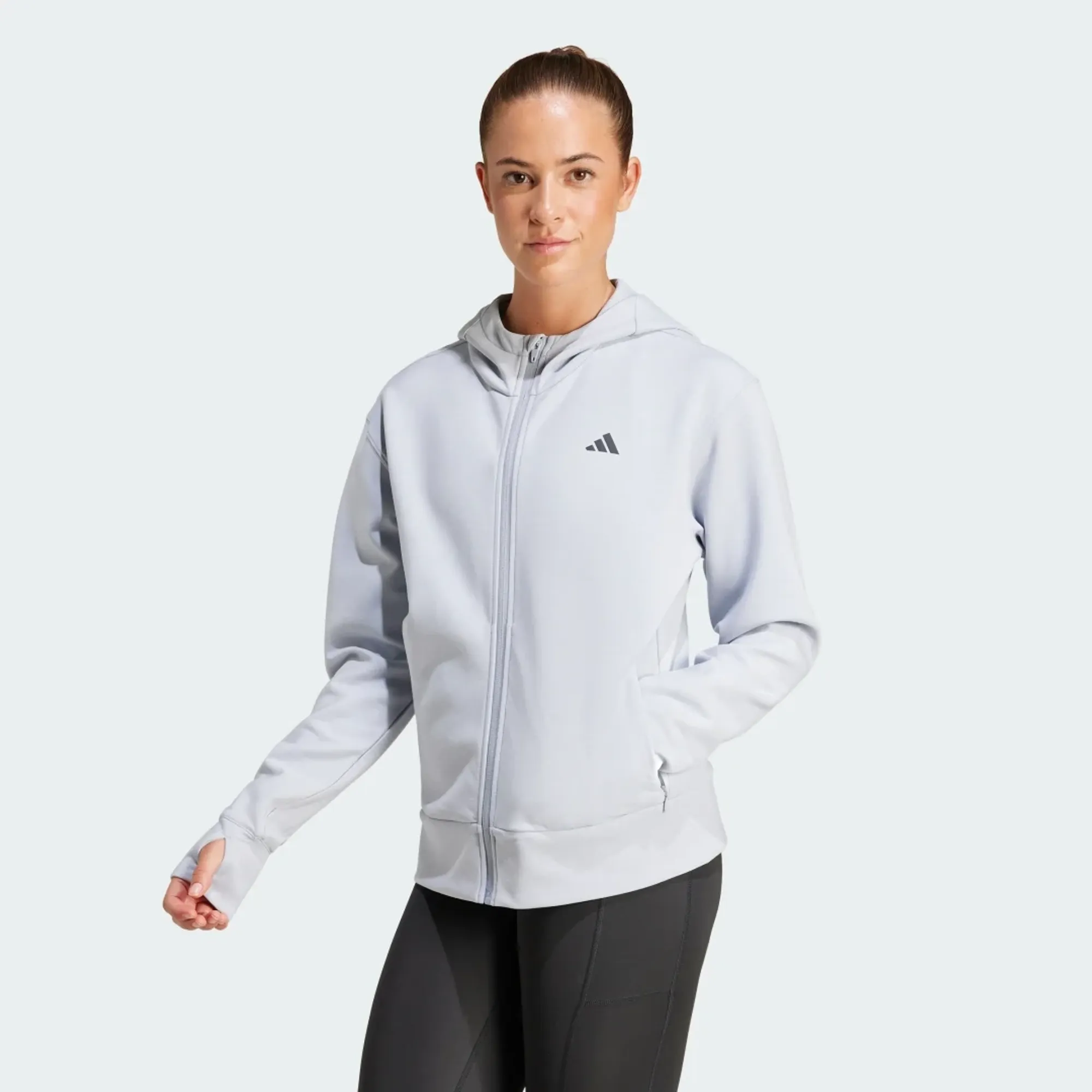 adidas Women Designed 4 Training Full Zip Hooded Sweatshirt