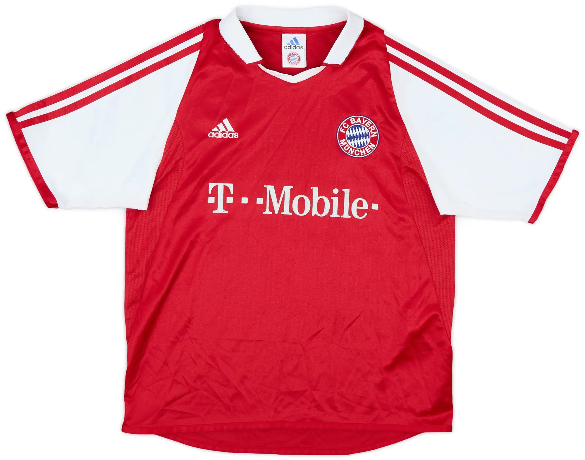 adidas 2003-04 Bayern Munich Home Shirt - 6/10 - (L.Boys)