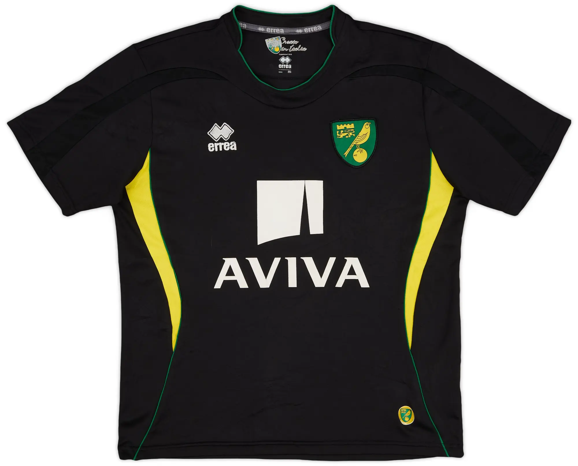 Errea 2012-13 Norwich City Away Shirt - 6/10 - (M)