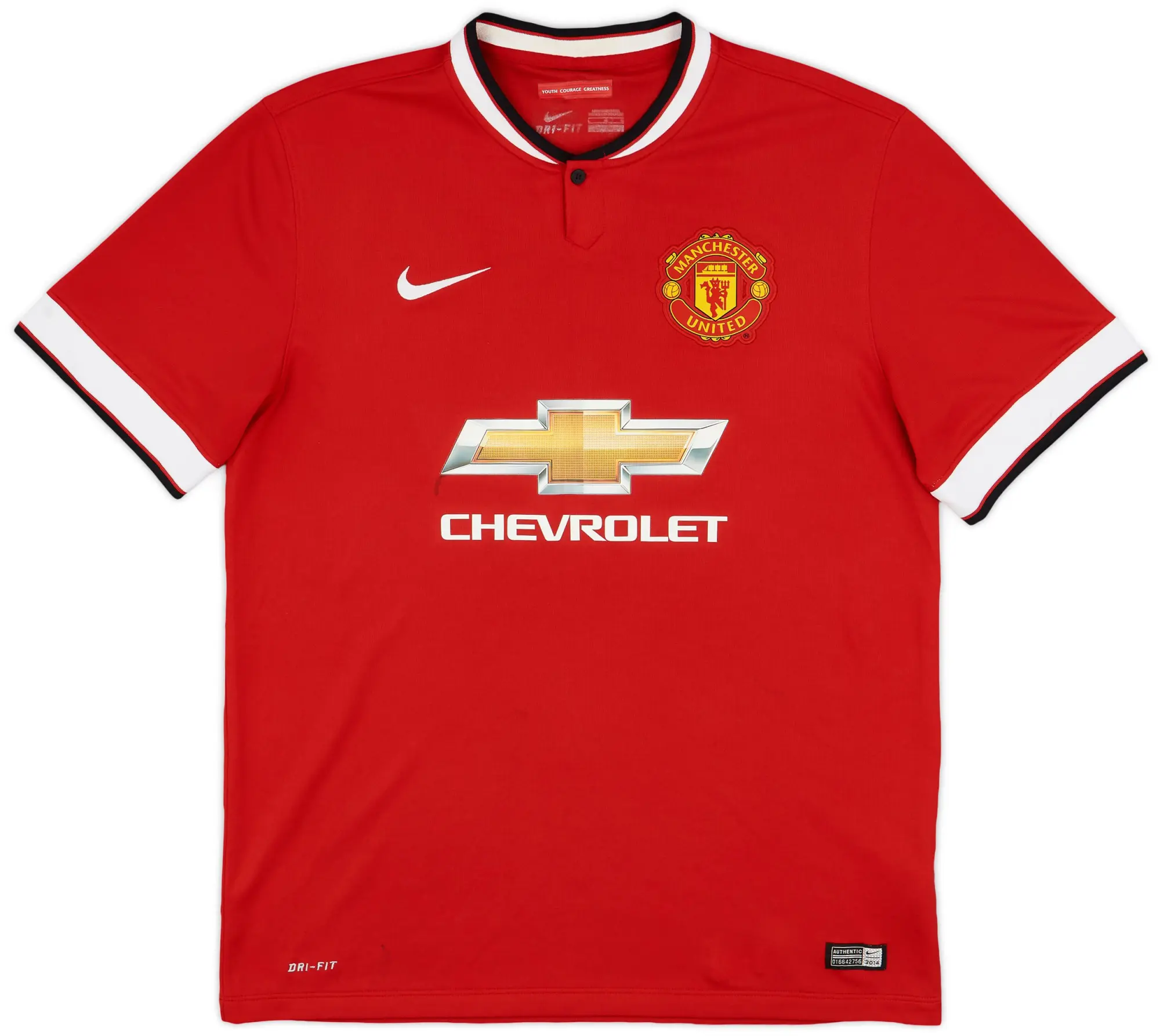 Nike 2014-15 Manchester United Home Shirt Di Maria #7 - 5/10 - (L)
