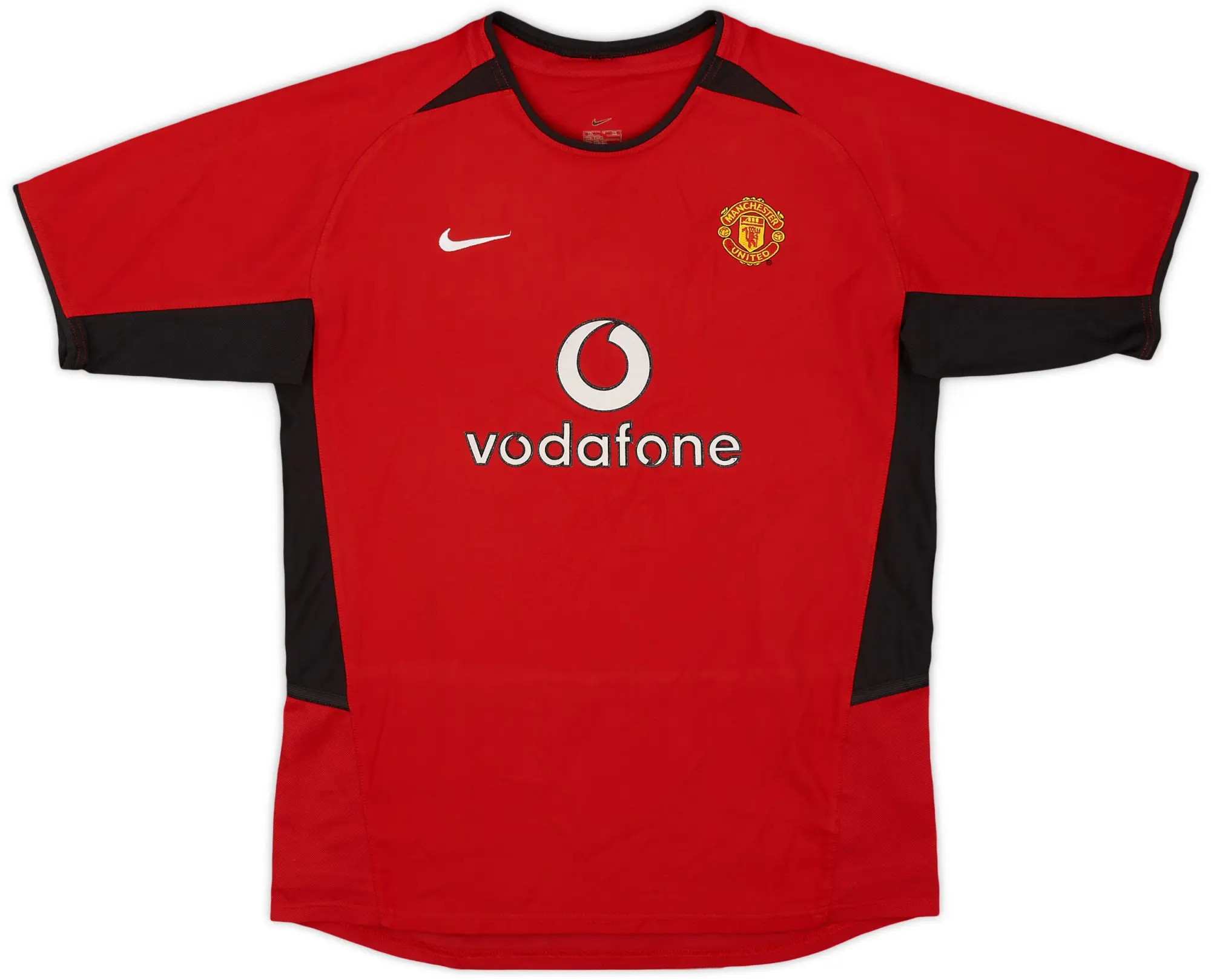Nike 2002-04 Manchester United Home Shirt - 8/10 - (XL.Boys)