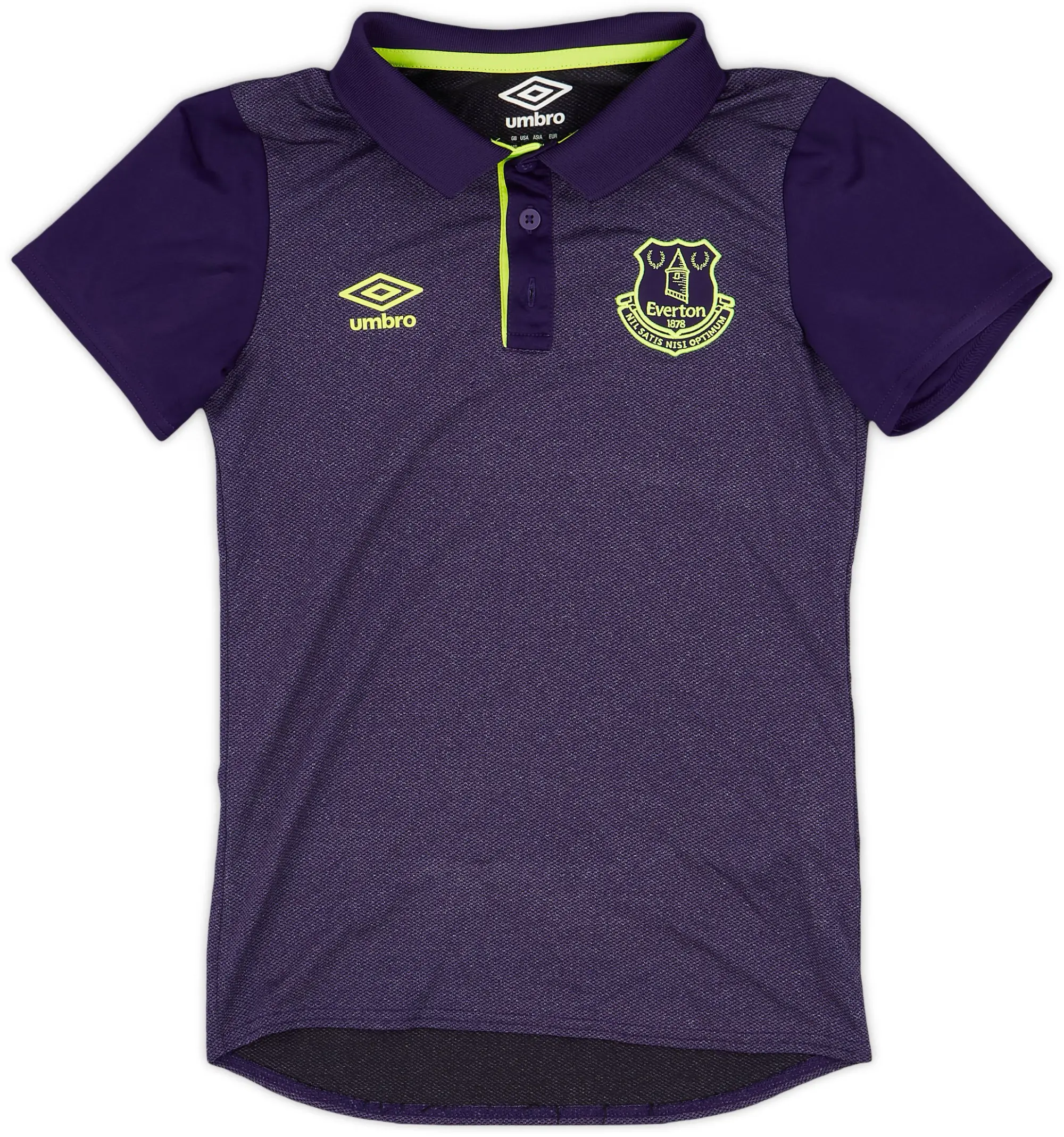 2017-18 Everton Umbro Polo Shirt - 9/10 - (M.Boys)