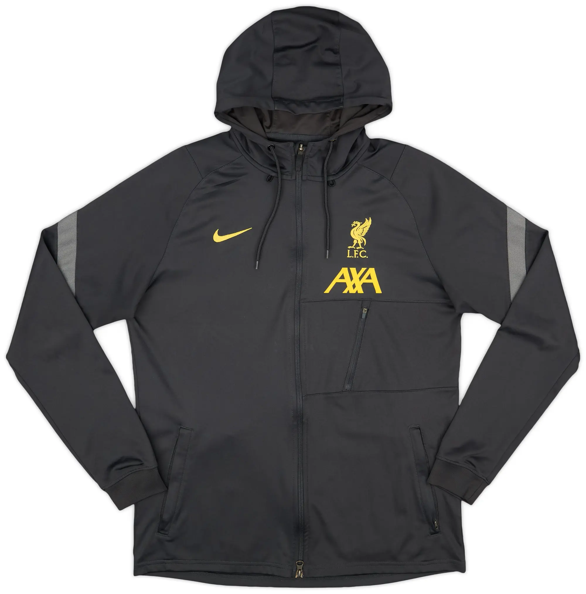 2021-22 Liverpool Nike Hooded Track Jacket - 9/10 - (L)