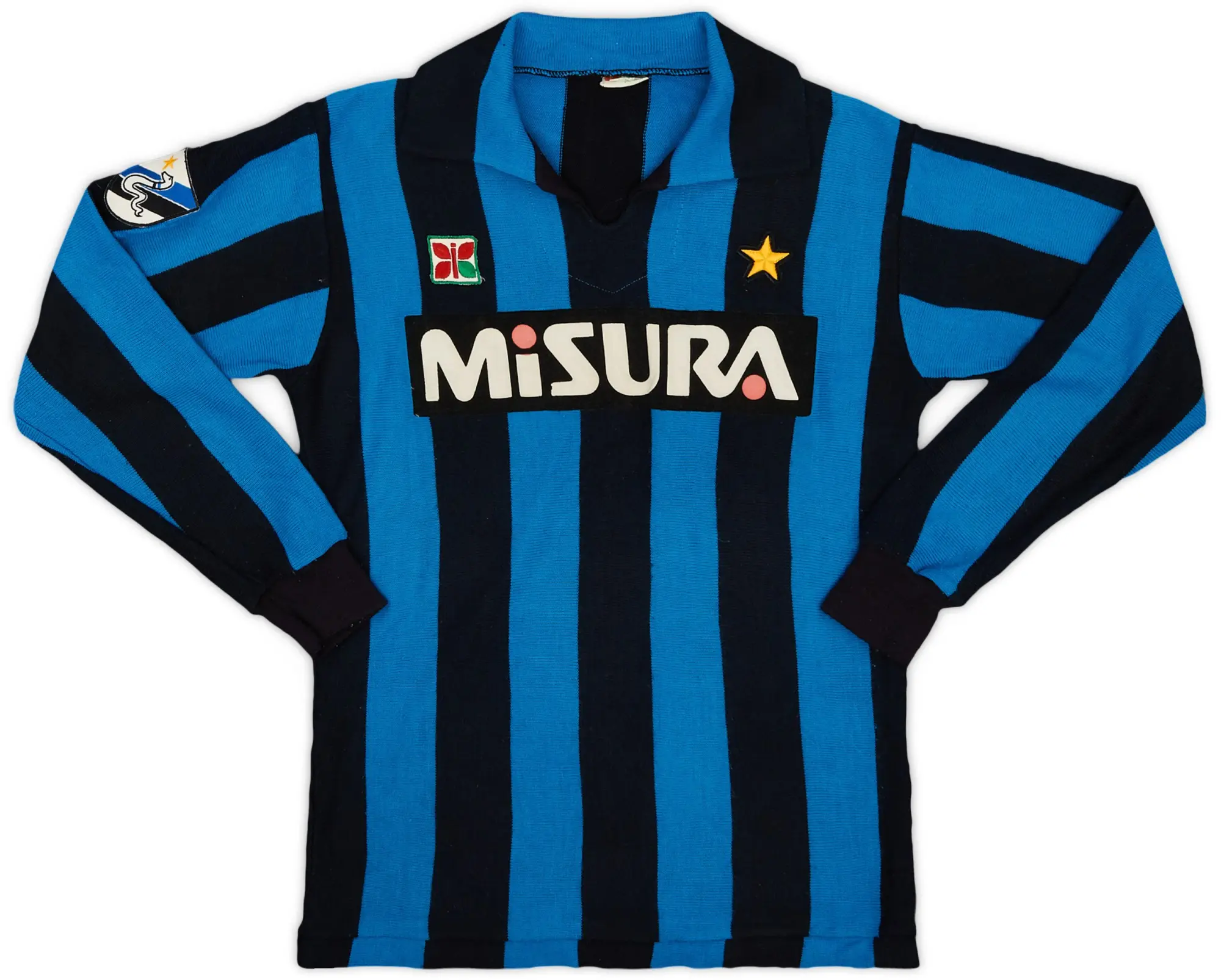 1983-86 Inter Milan Home L/S Shirt - 9/10 - (S)