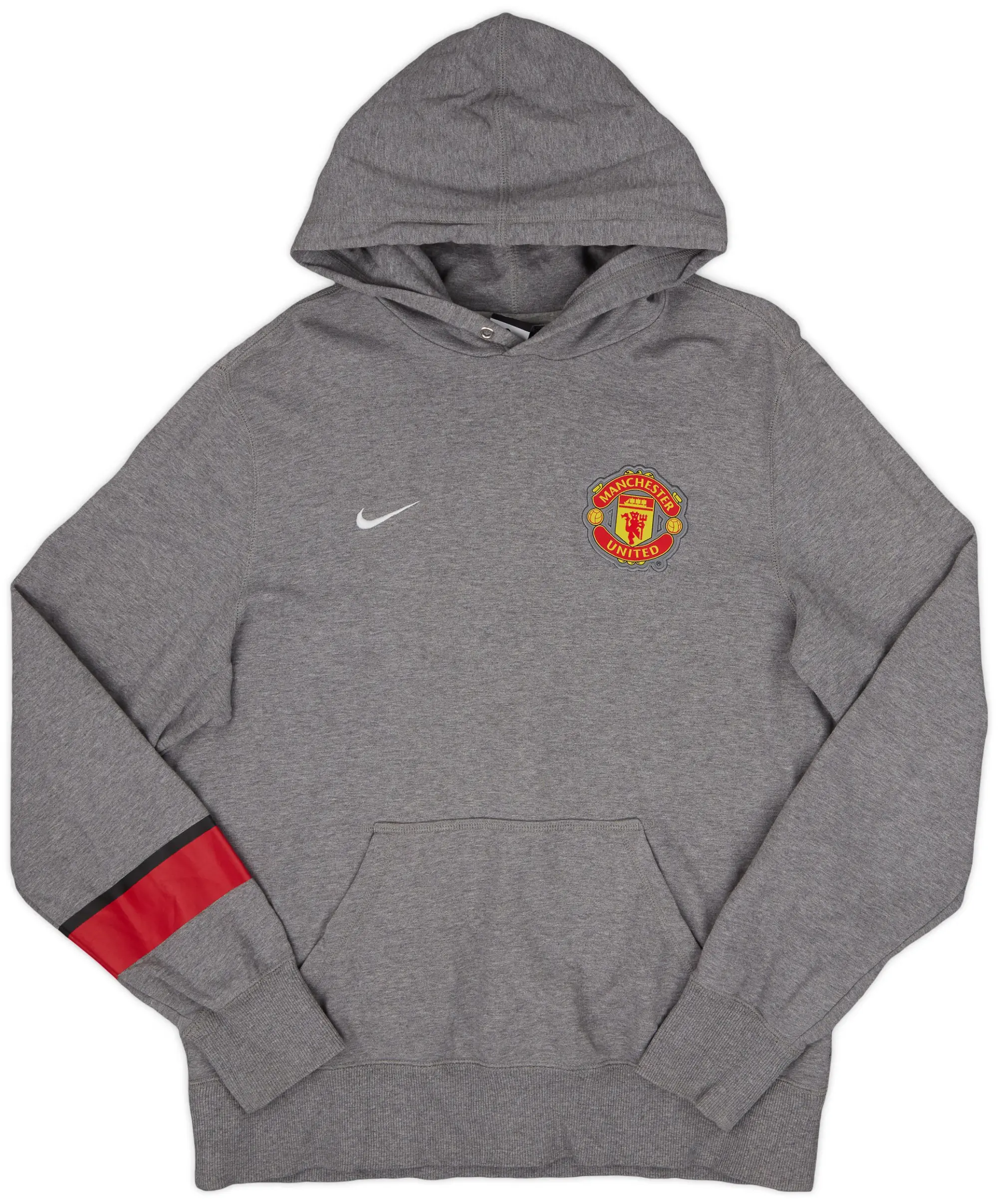 2012-13 Manchester United Nike Hooded Sweat Top - 7/10 - (L)