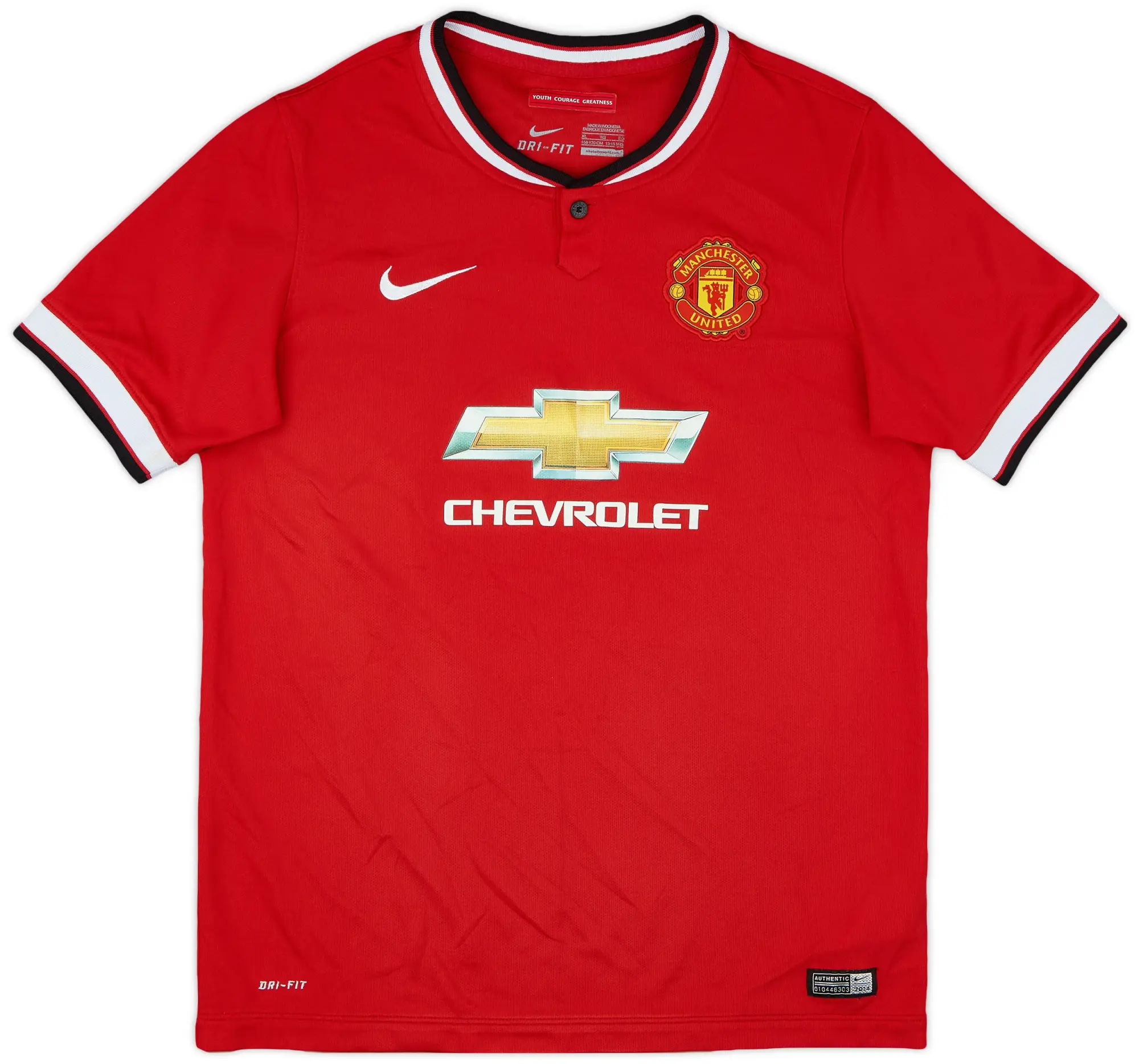 Nike 2014-15 Manchester United Home Shirt - 8/10 - (XL.Boys)