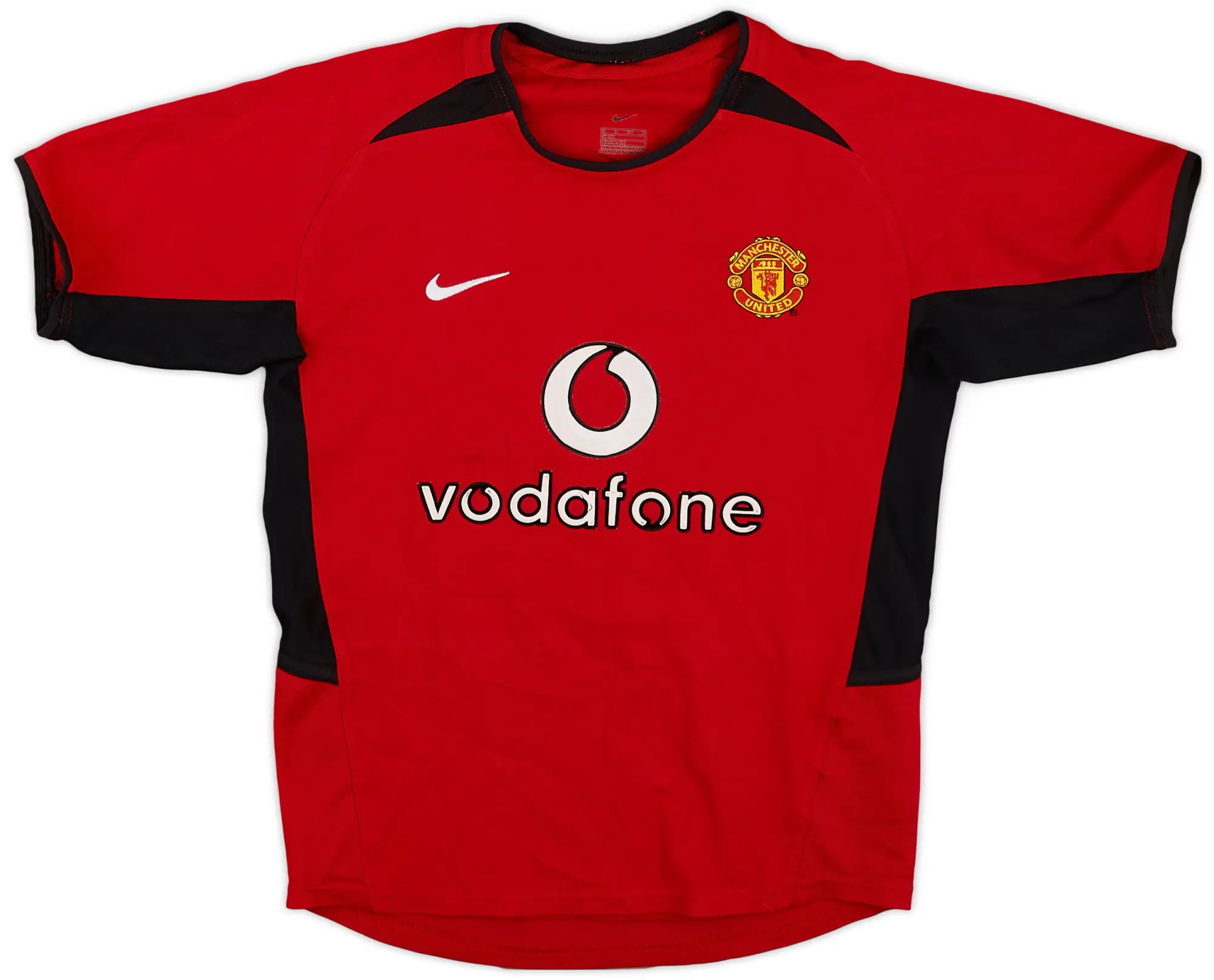 Nike 2002-04 Manchester United Home Shirt - 6/10 - (S.Boys)