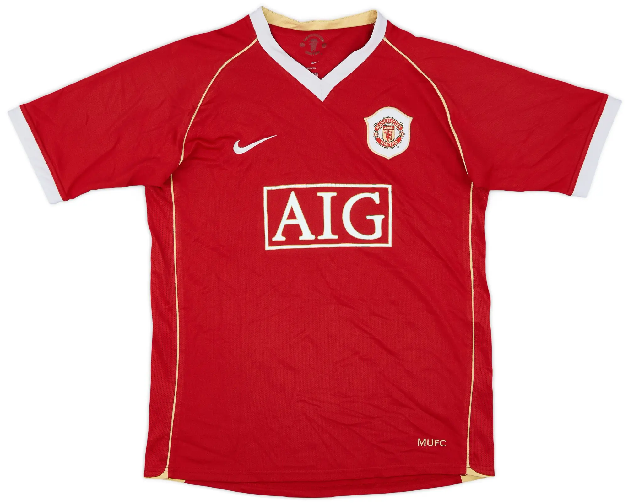 Nike 2006-07 Manchester United Home Shirt - 6/10 - (XL.Boys)