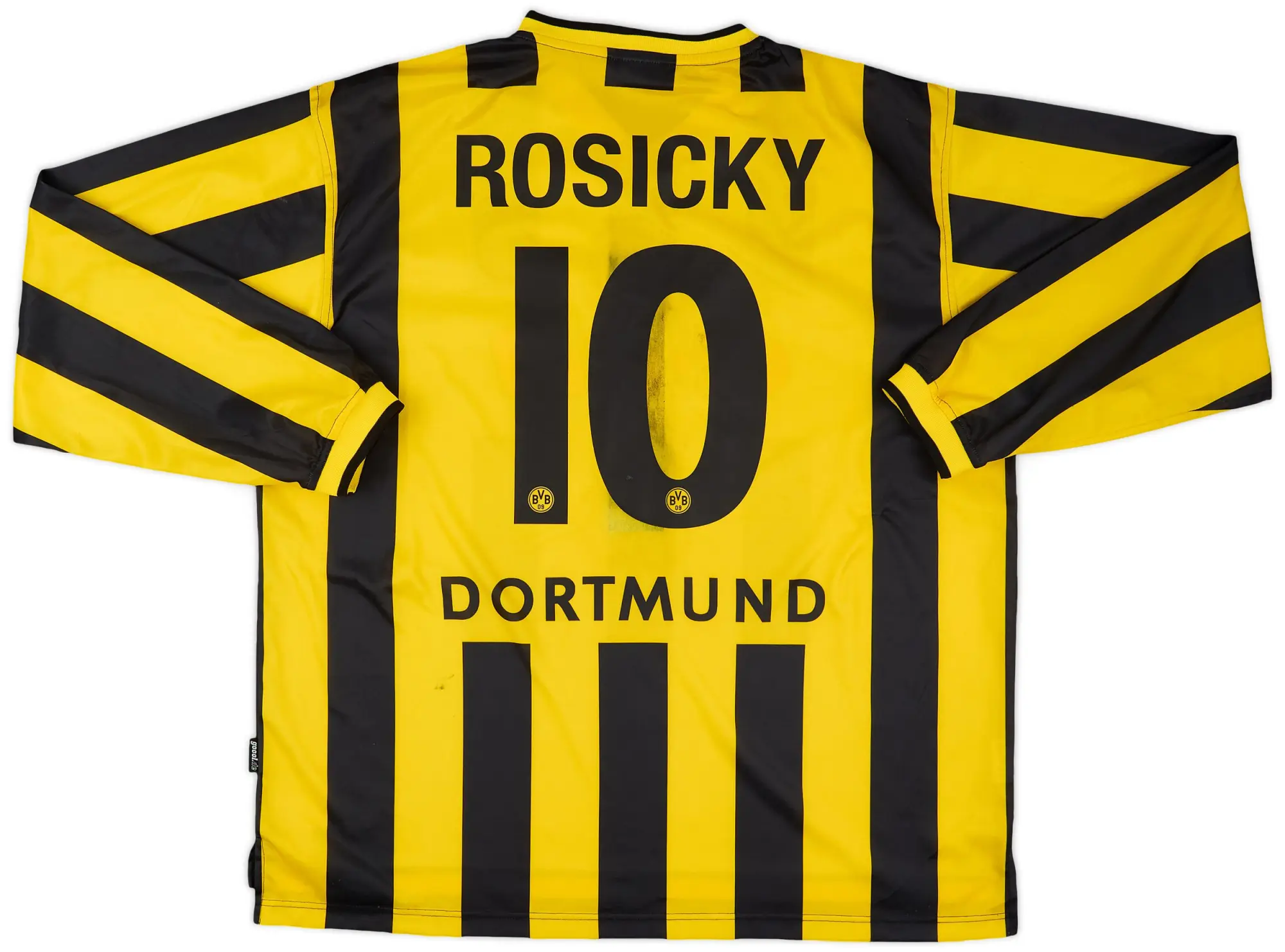 2000-02 Borussia Dortmund Home L/S Shirt Rosicky #10 - 6/10 - (XXL)